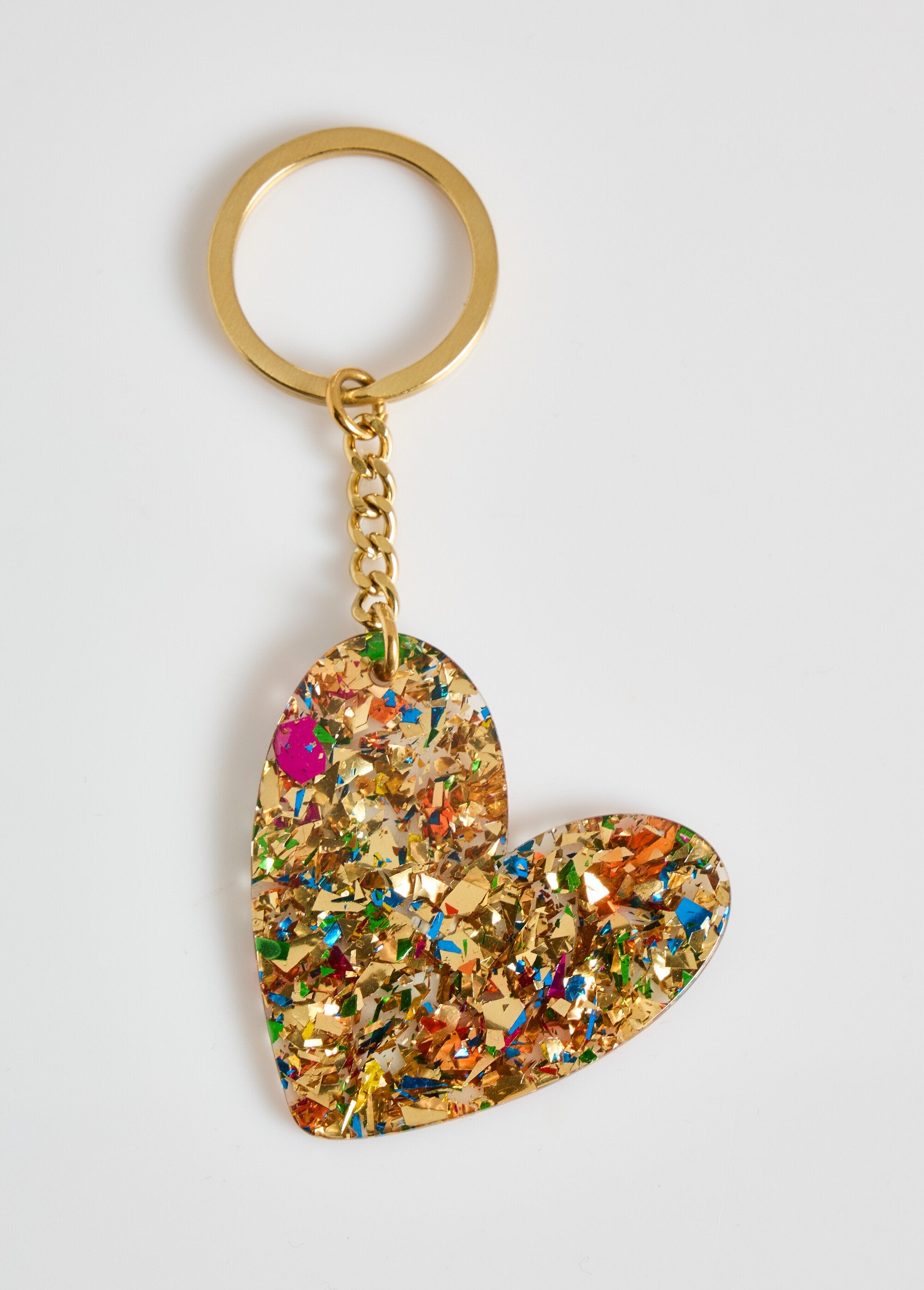 Porte-clé_fantaisie_résine_forme_coeur_Dore_DO1_slim