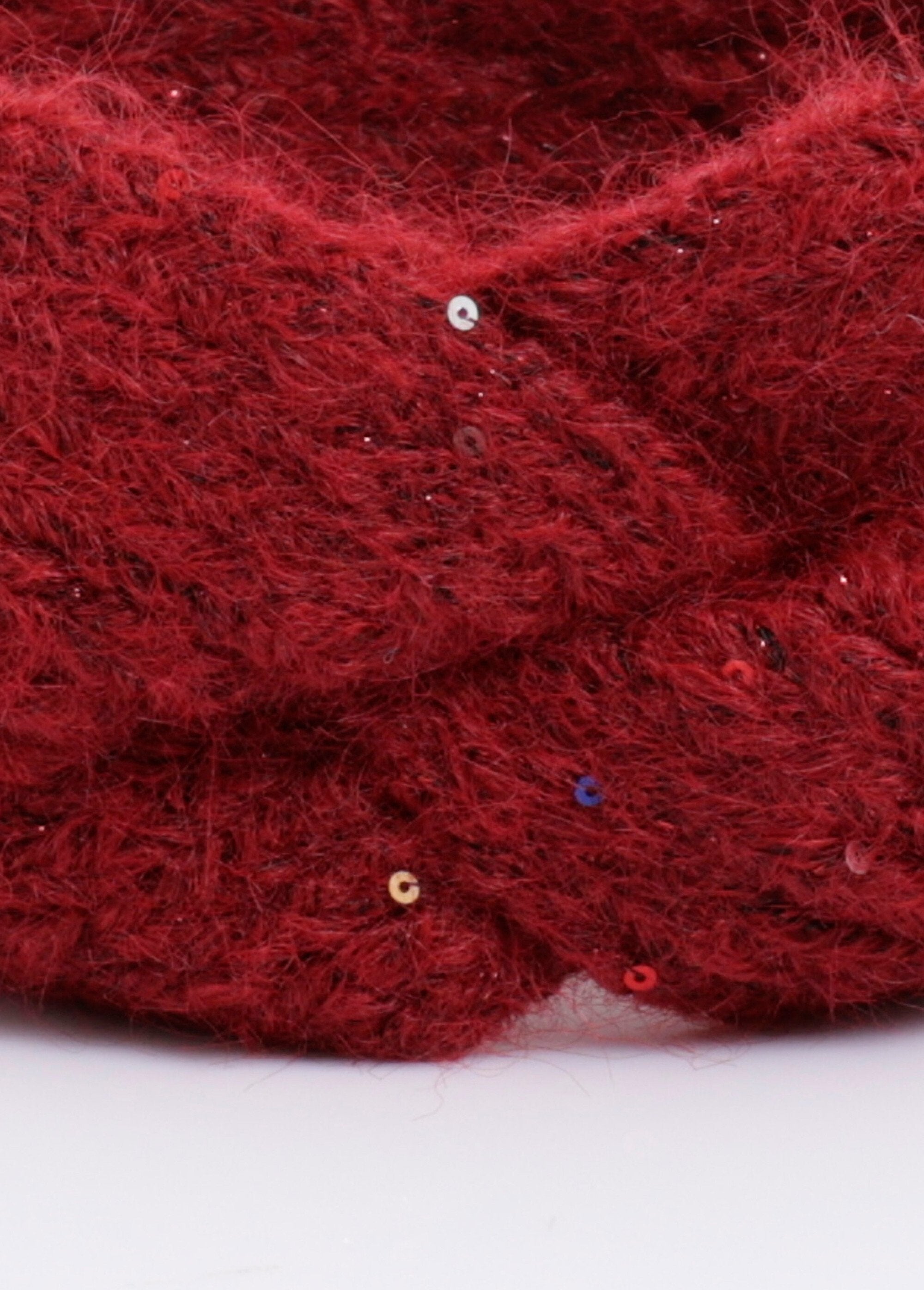 Warme_hoofdband_van_gebreid_glanzend_lovertje_Bordeaux_DE1_slim