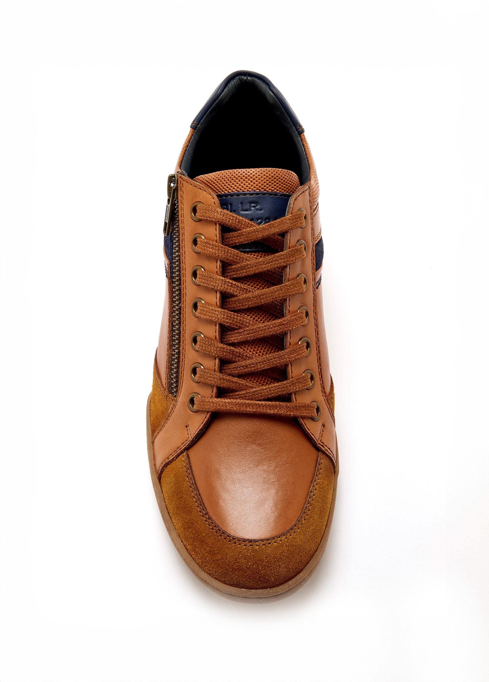 Leren_sportschoenen_met_veters_en_ritssluiting_Marron_OV1_slim