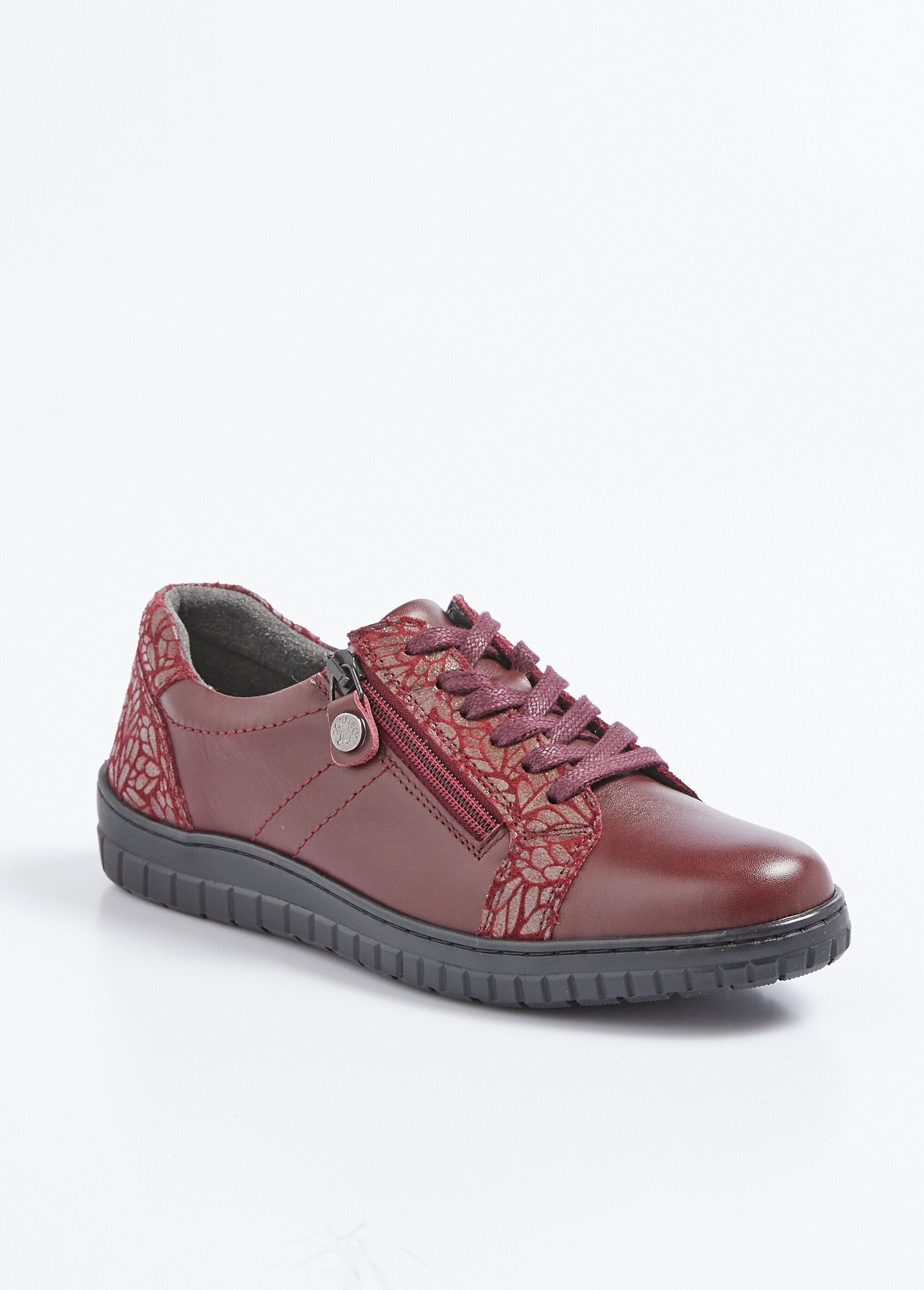 Brede_comfort_veterschoenen_met_ritssluiting_Bordeaux_FA1_slim