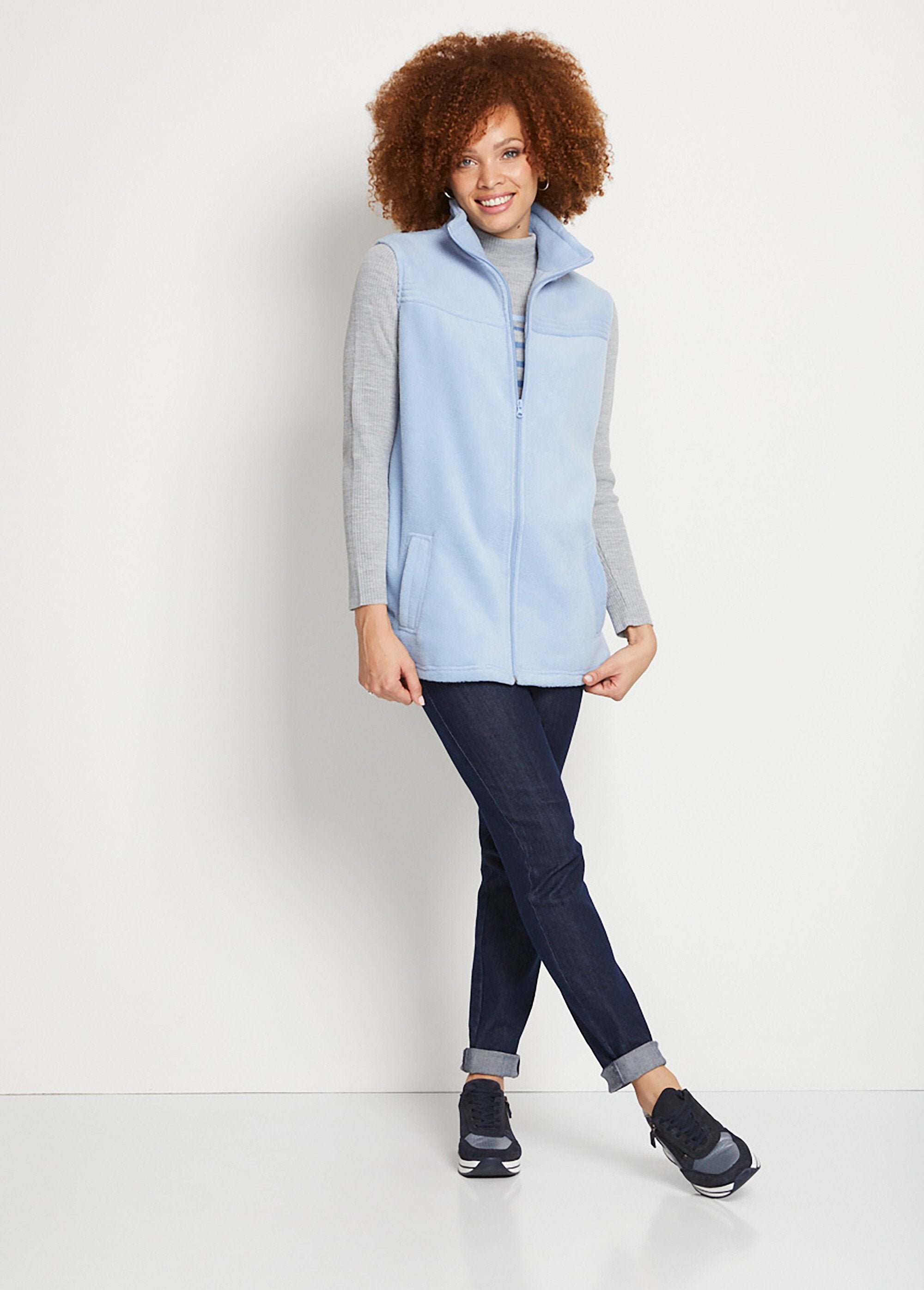 Blouson_zippé_sans_manches_polaire_Bleu_ciel_SF1_slim