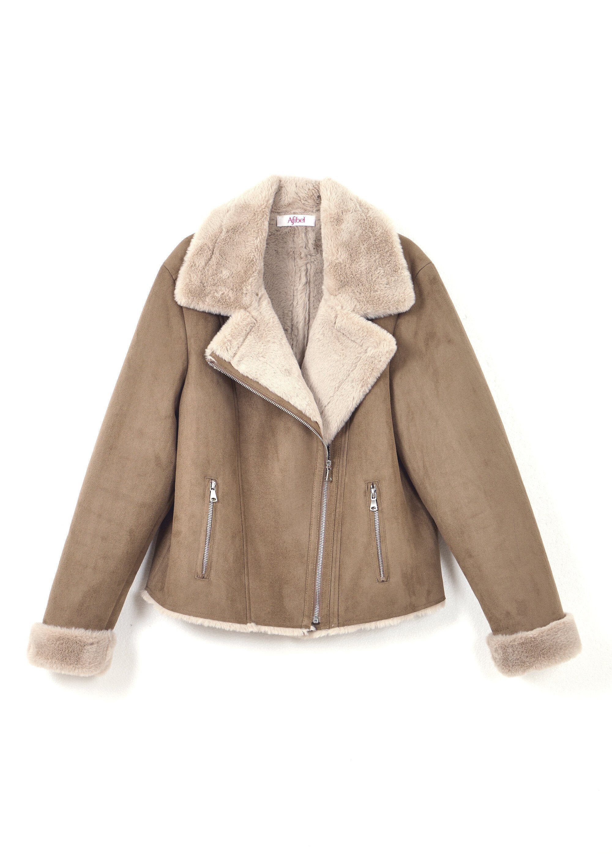 Jas_met_rits_in_een_wollige_look_Taupe_AP1_slim