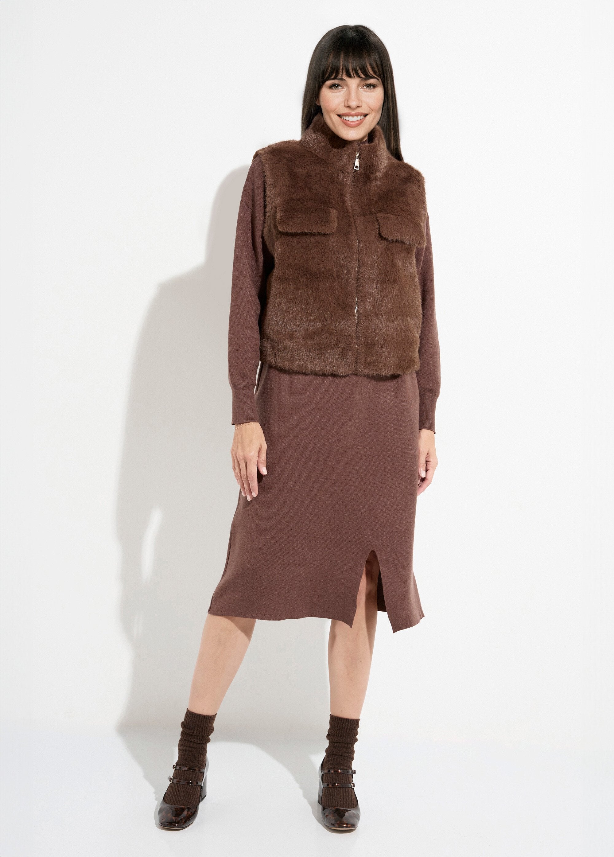 Mouwloos_bontjasje_met_rits_Chocolat_SF1_slim