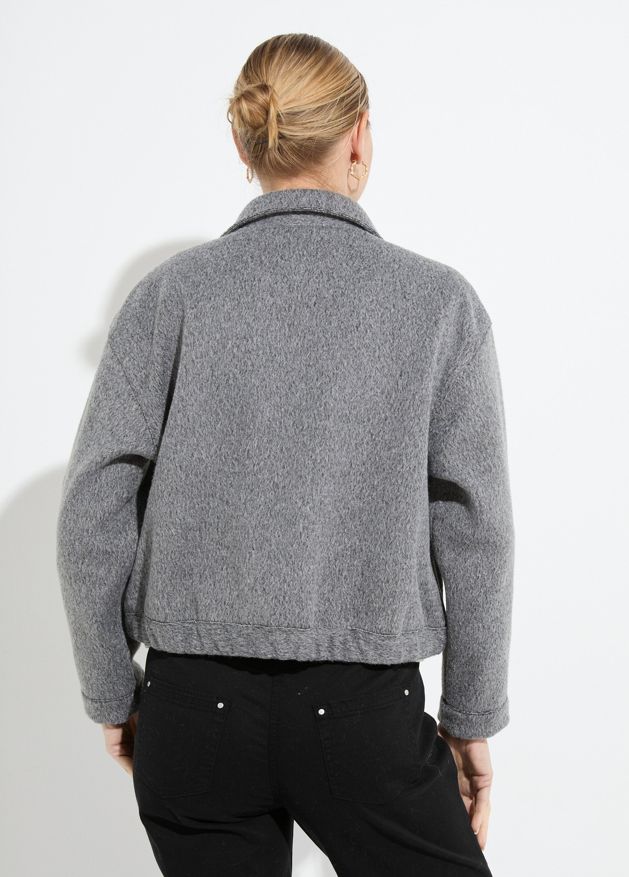 Jasje_met_rits_in_effen_boucléstof_Gris_DO1_slim