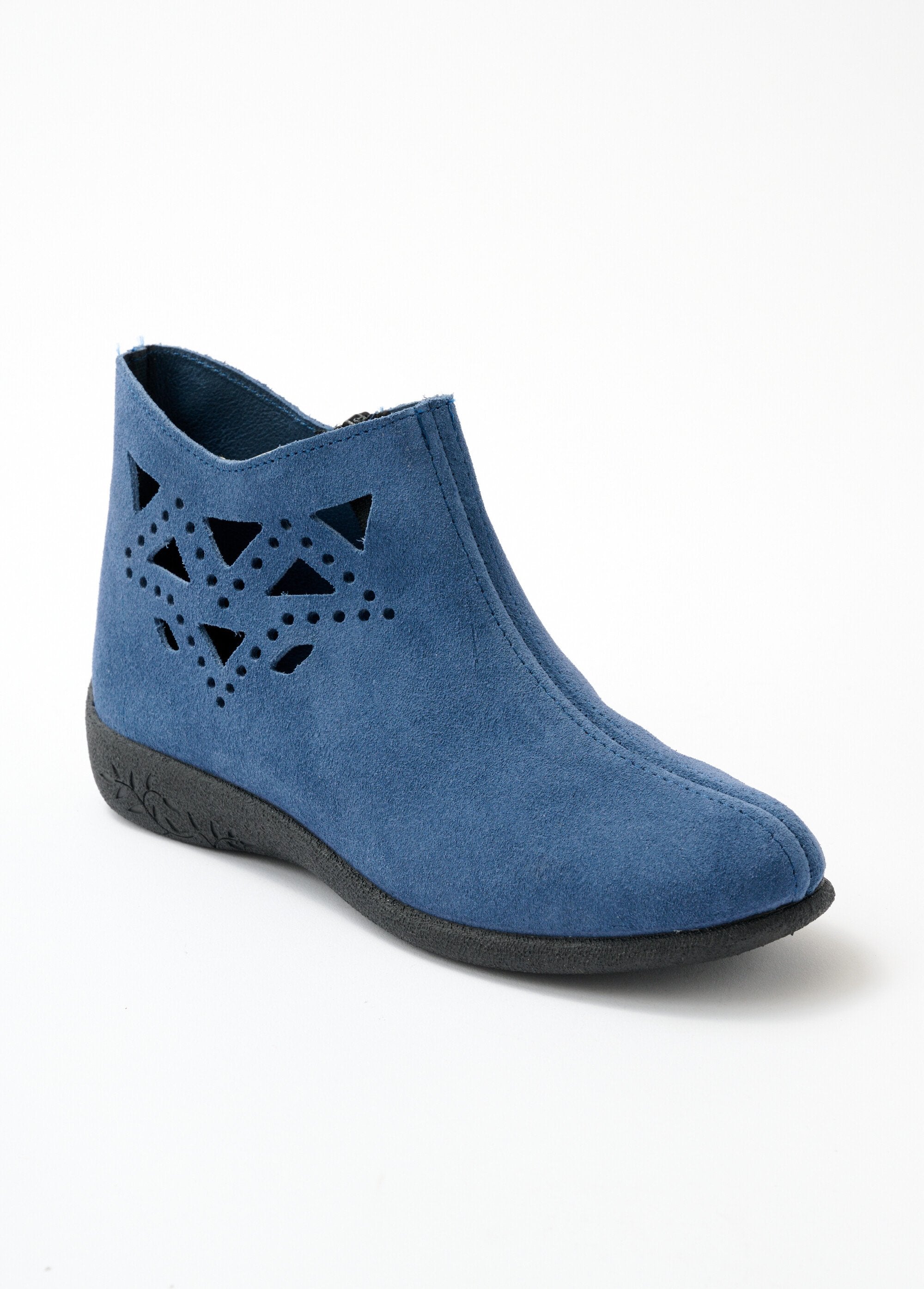 Afibel Derbies Confort Largeur Adaptée – Cuir Pleine Fleur, Semelle Souple, Idéales Pour Longues Marches (Noir/Blanc)