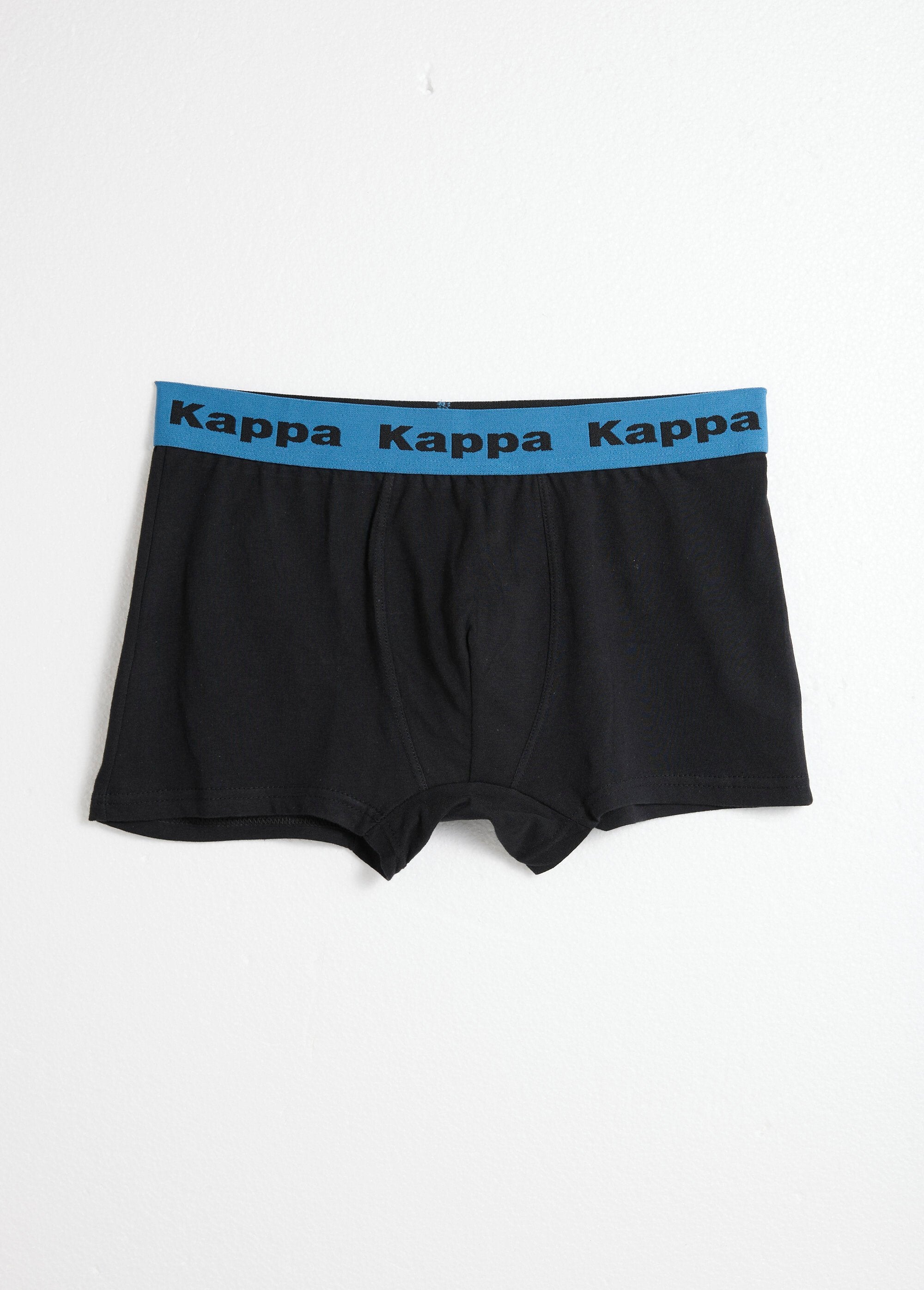 Effen_boxershort,_fluorescerende_elastische_tailleband_Noir_et_gris_et_bleu_DE1_slim