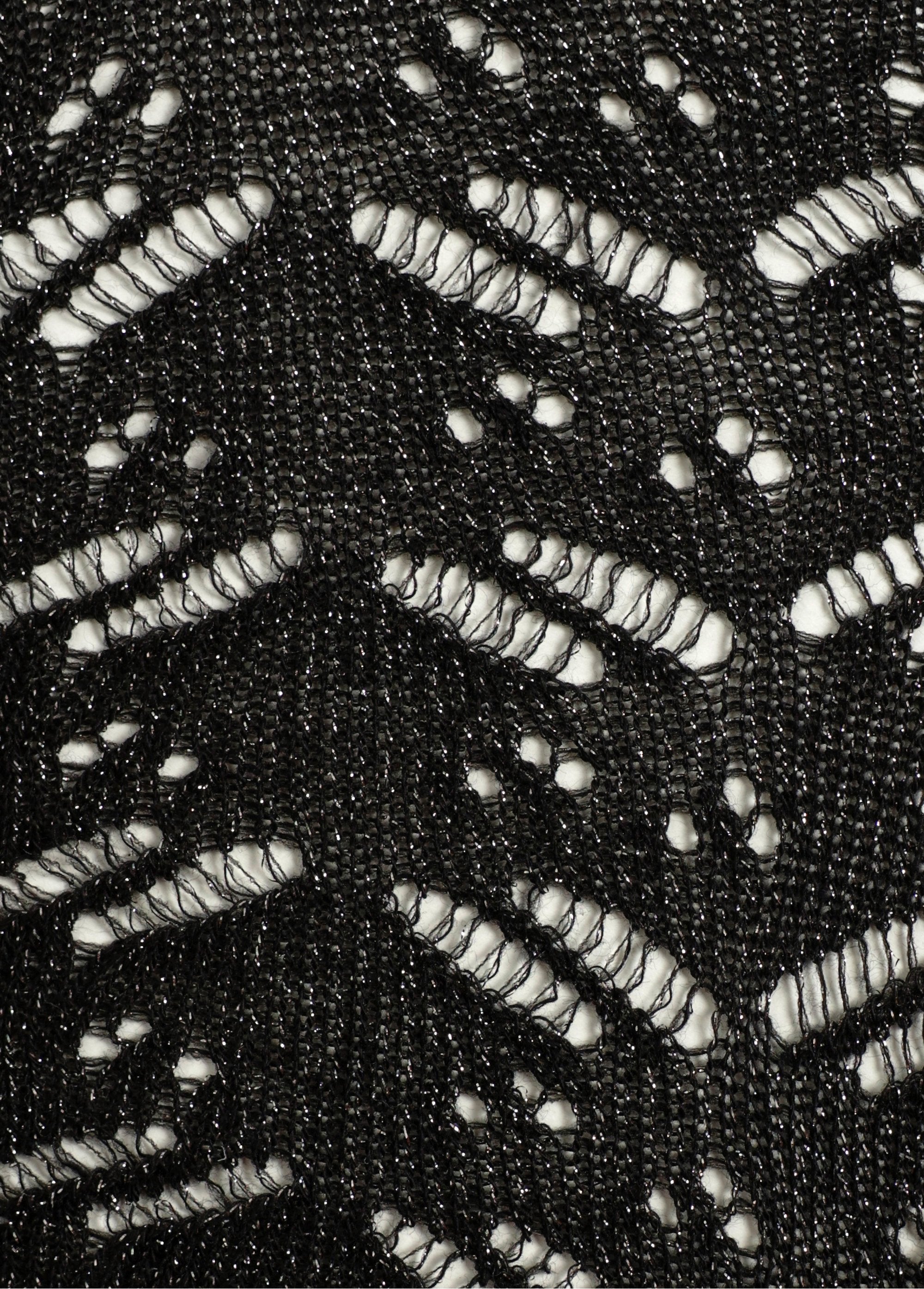 Chaussettes_ajourées_chevrons,_métallisées_Noir_DE2_slim