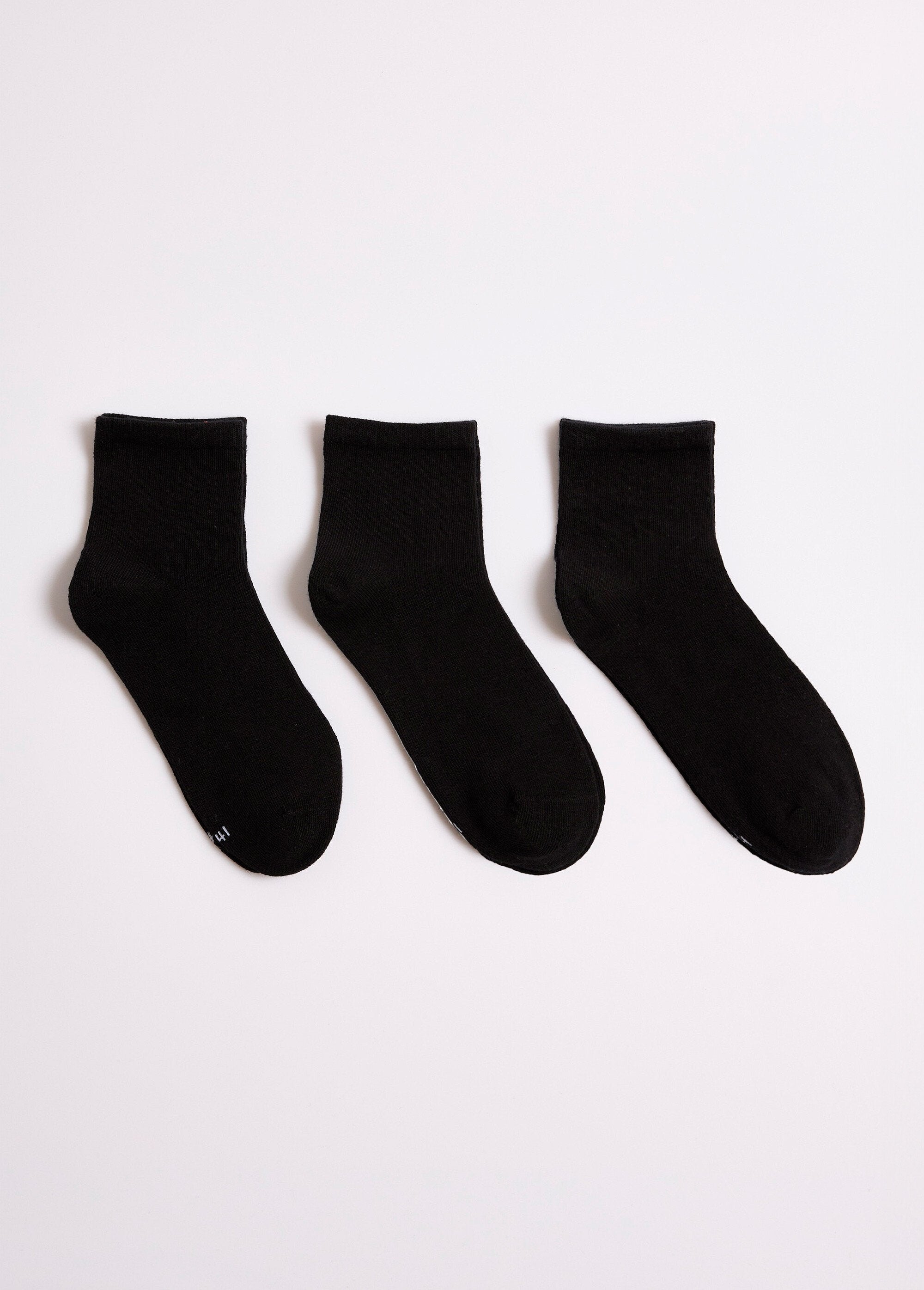 Lage_katoenen_sokken_Noir_DE1_slim