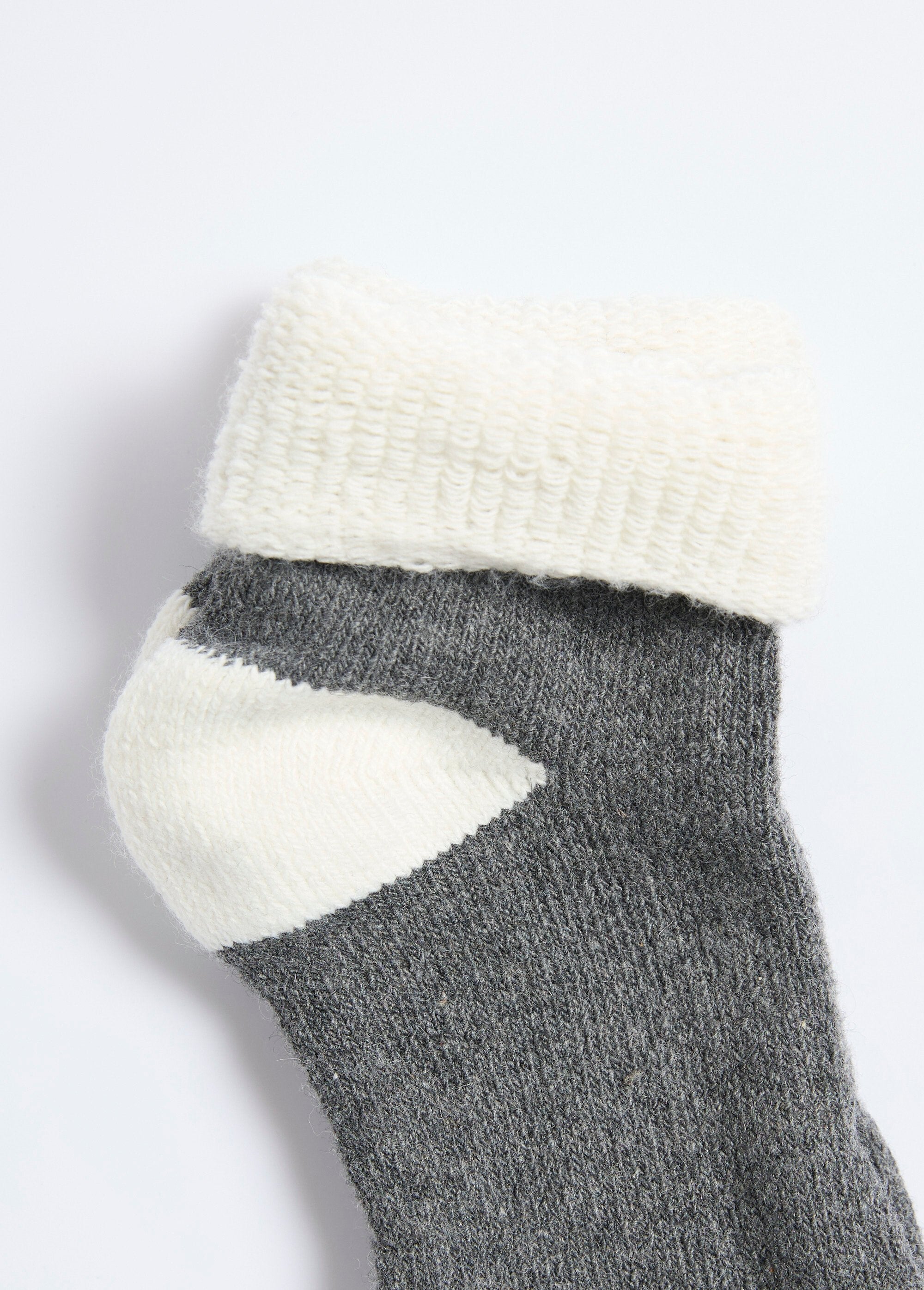 Chaussettes__chaudes_laine_et_bouclette_Assortis_gris_DE3_slim