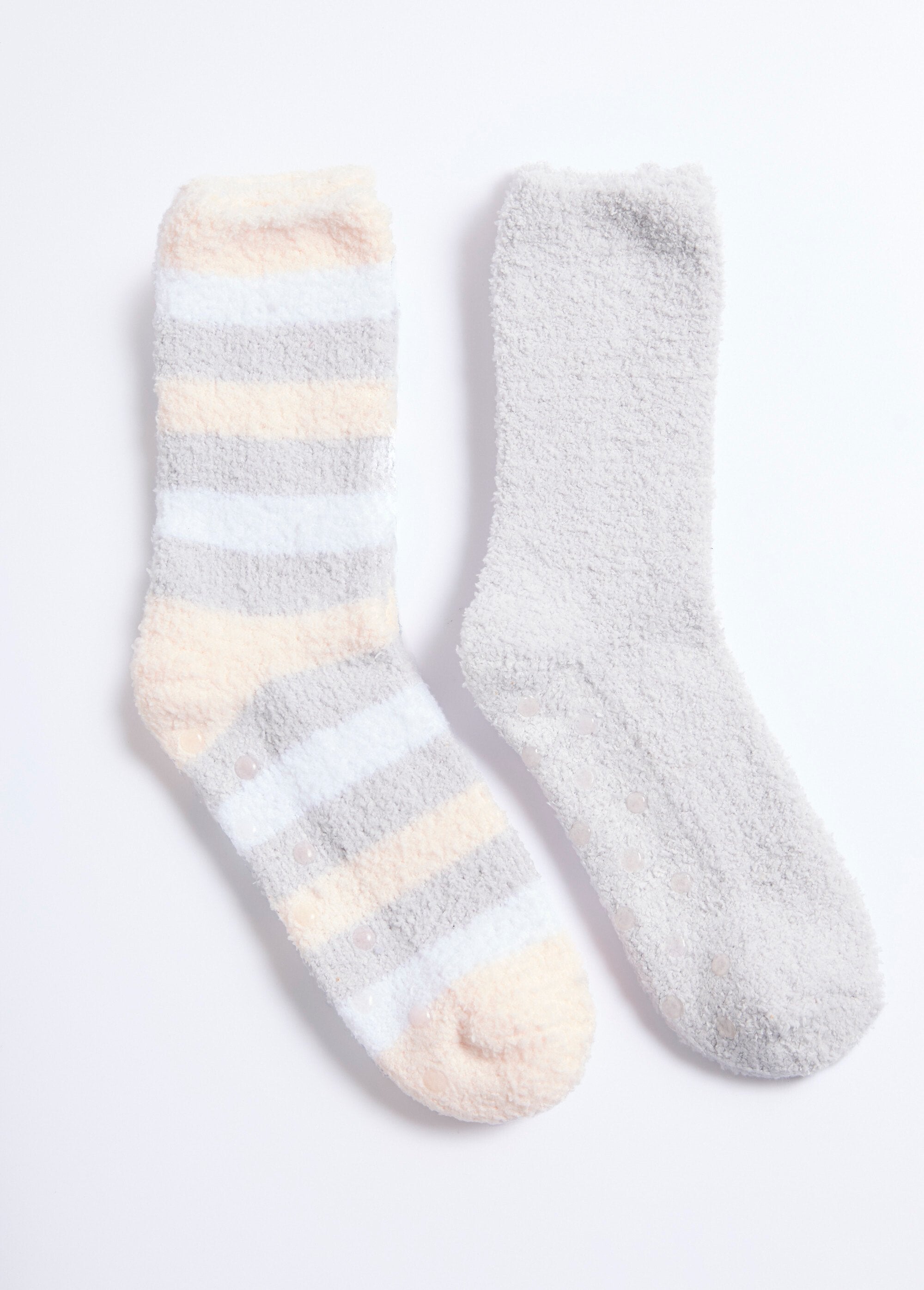 Chaussettes_chaudes_semelle_picots_Rose_DE1_slim