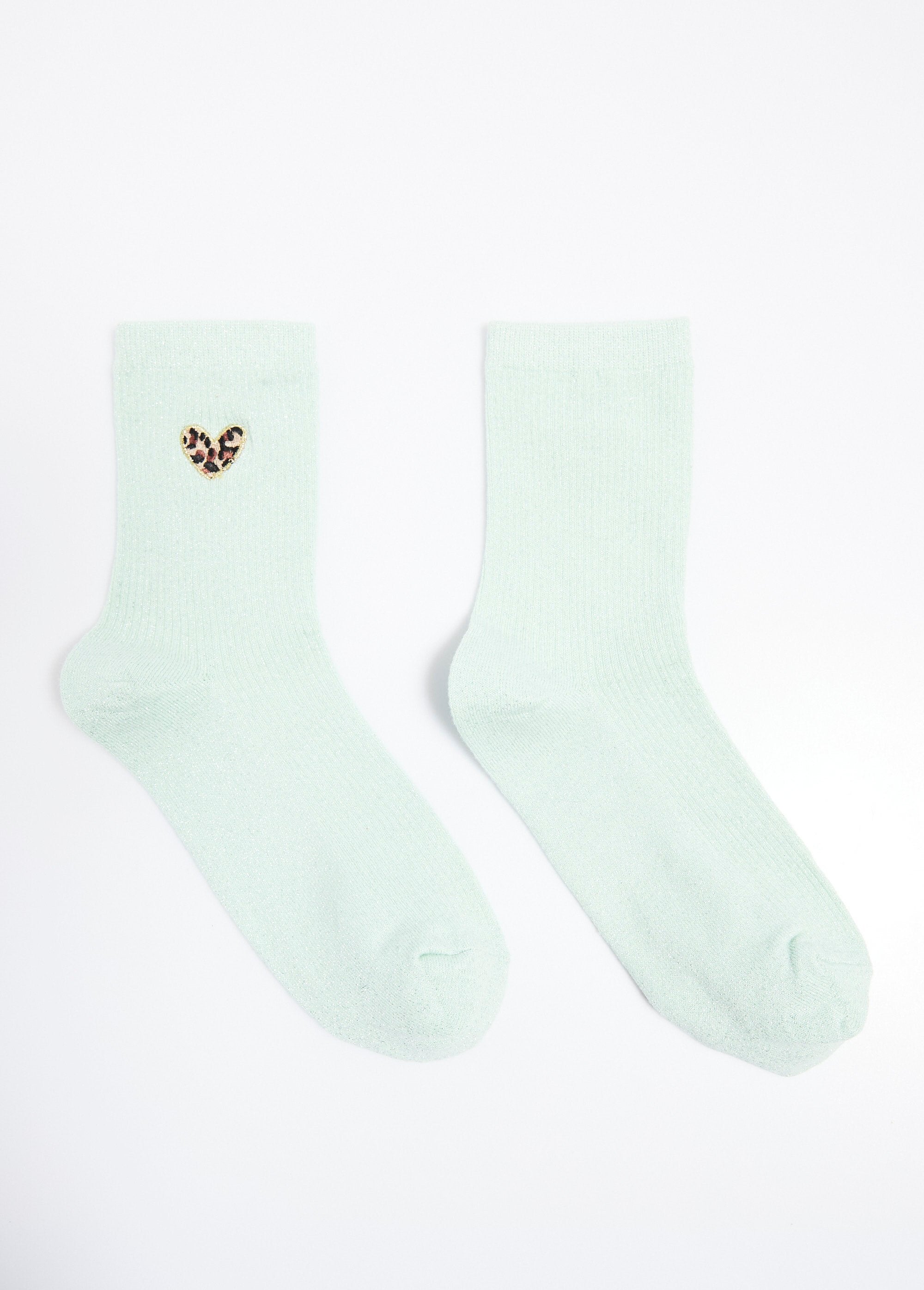 Chaussettes_fines_côtes_motif_coeur_léopard_Vert_FA1_slim