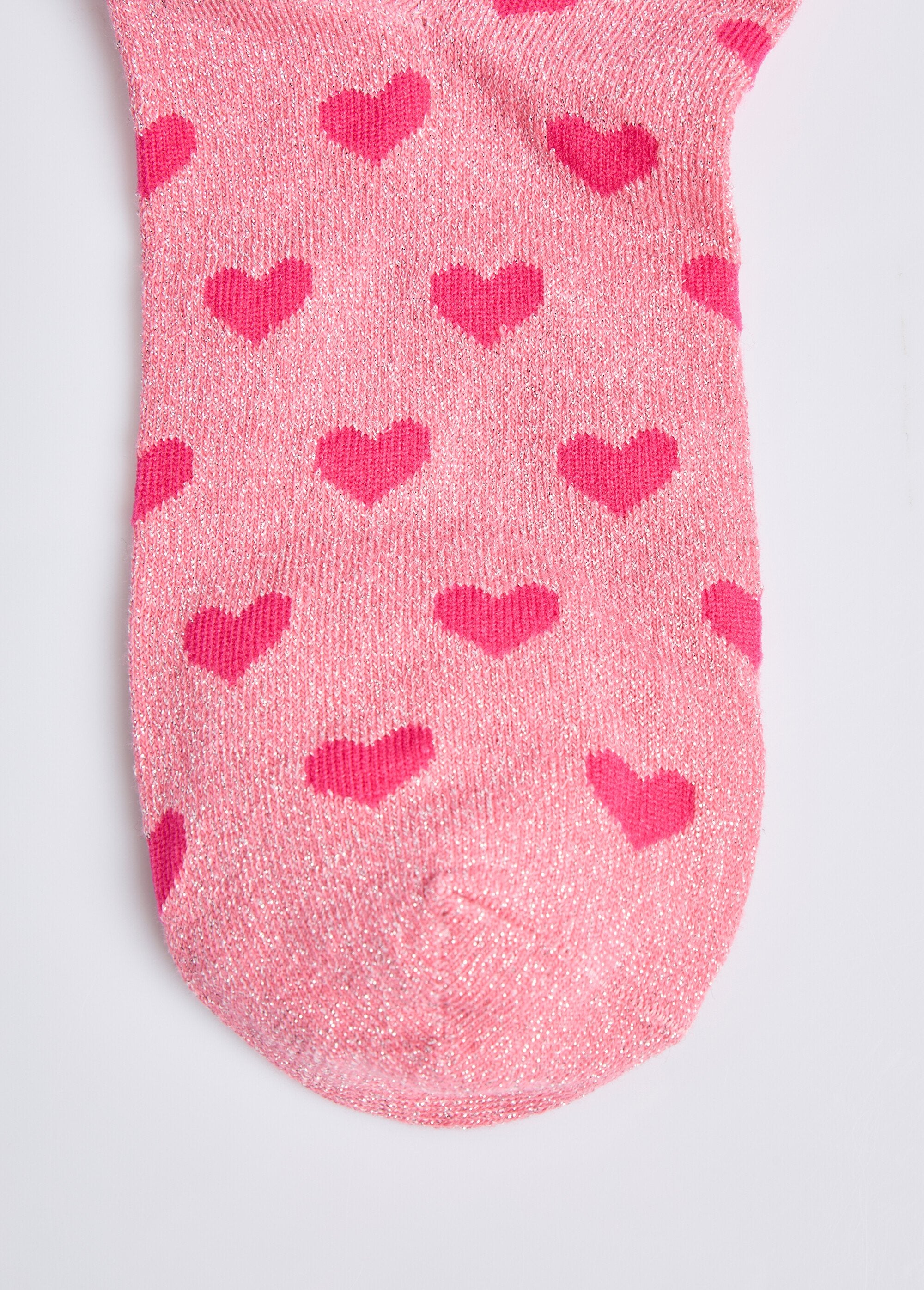 Chaussettes_pailletées_à_message_Rose_DE3_slim