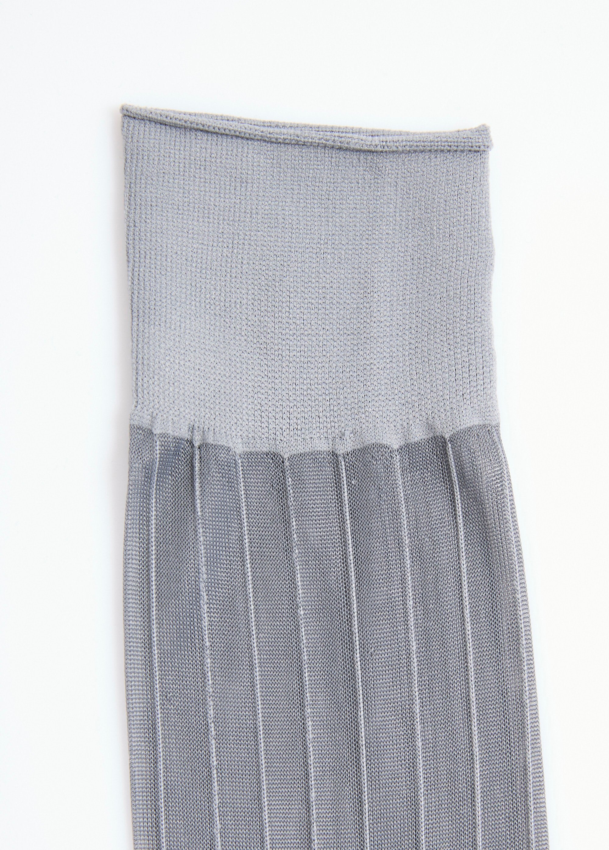 Chaussettes_voile_à_côtes_Gris_clair_DE2_slim