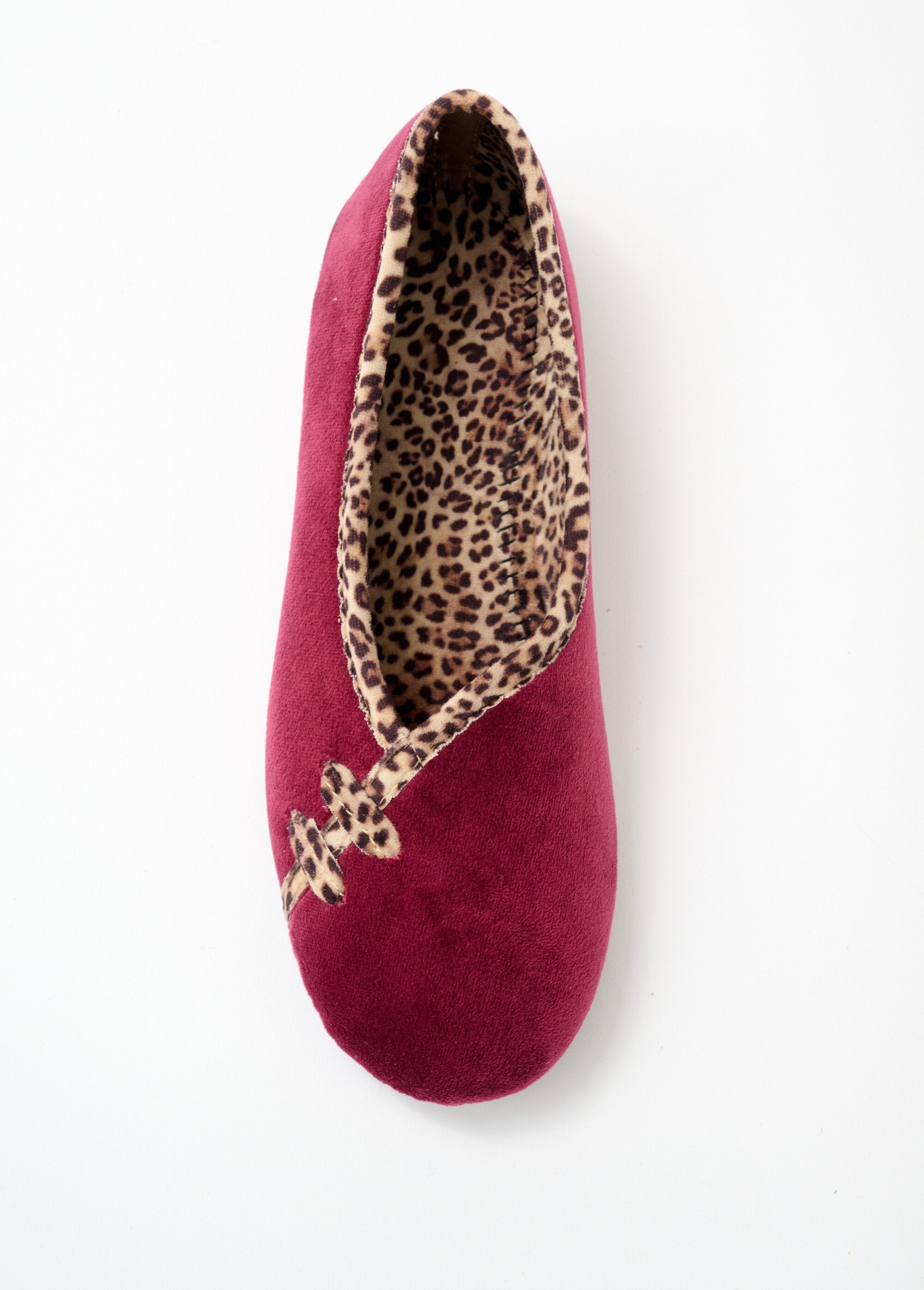 Chaussons_ballerine_largeur_confort_microfibre_Bordeaux_OV1_slim