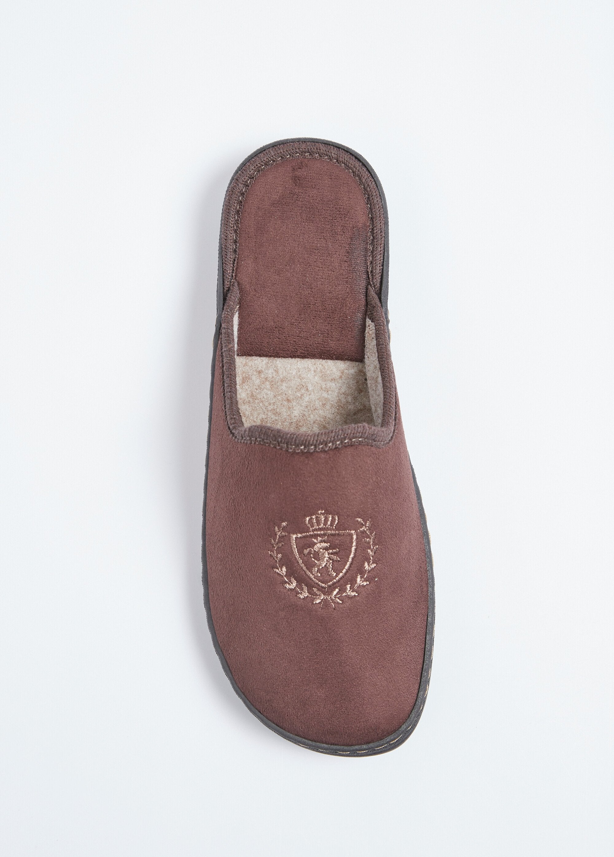 Slippers_comfort_breedte_fluweelzacht_geborduurd_textiel_Marron_OV1_slim