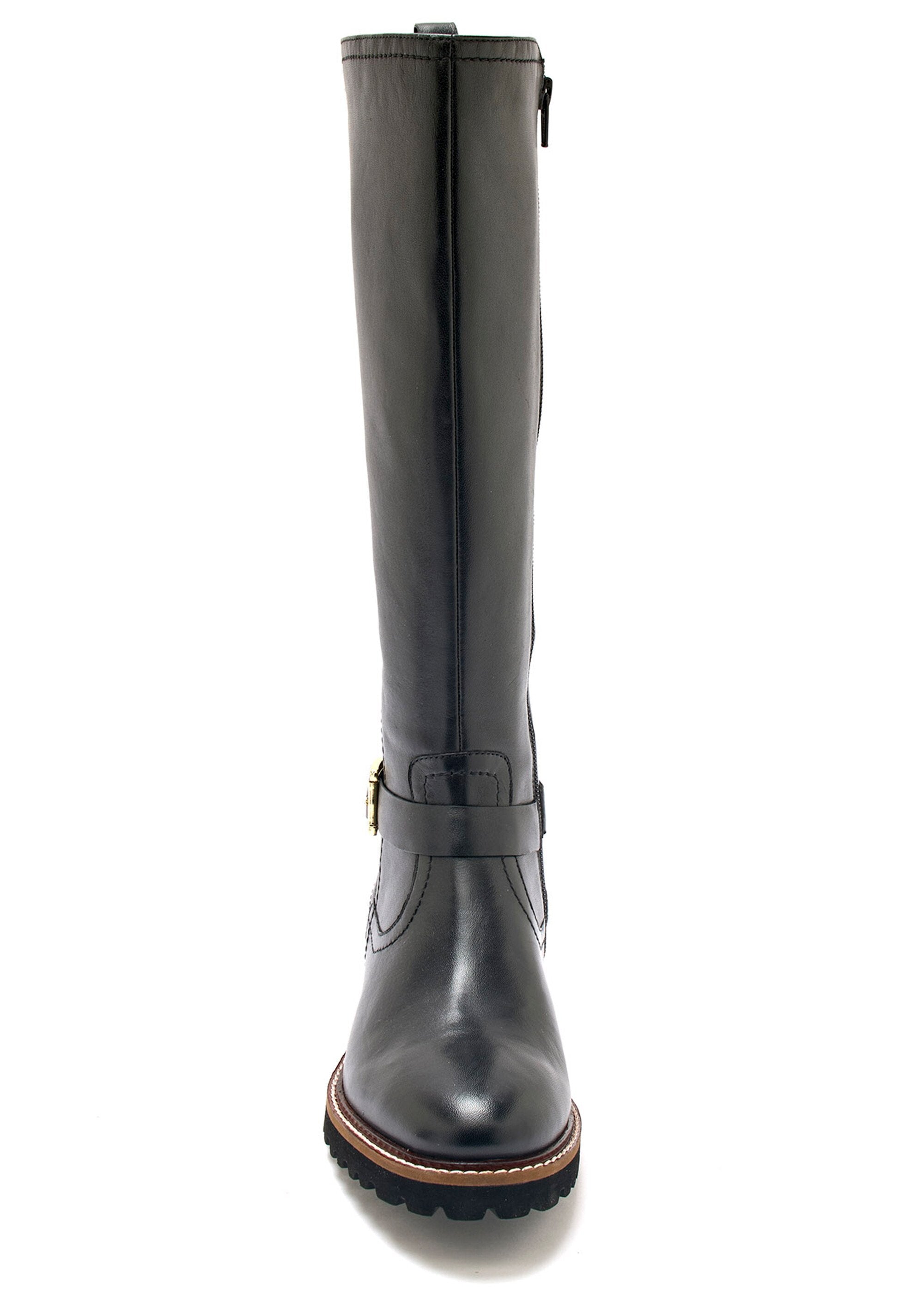 Bottes_cavalières_en_cuir,_talon_plat_Noir_FA2_slim