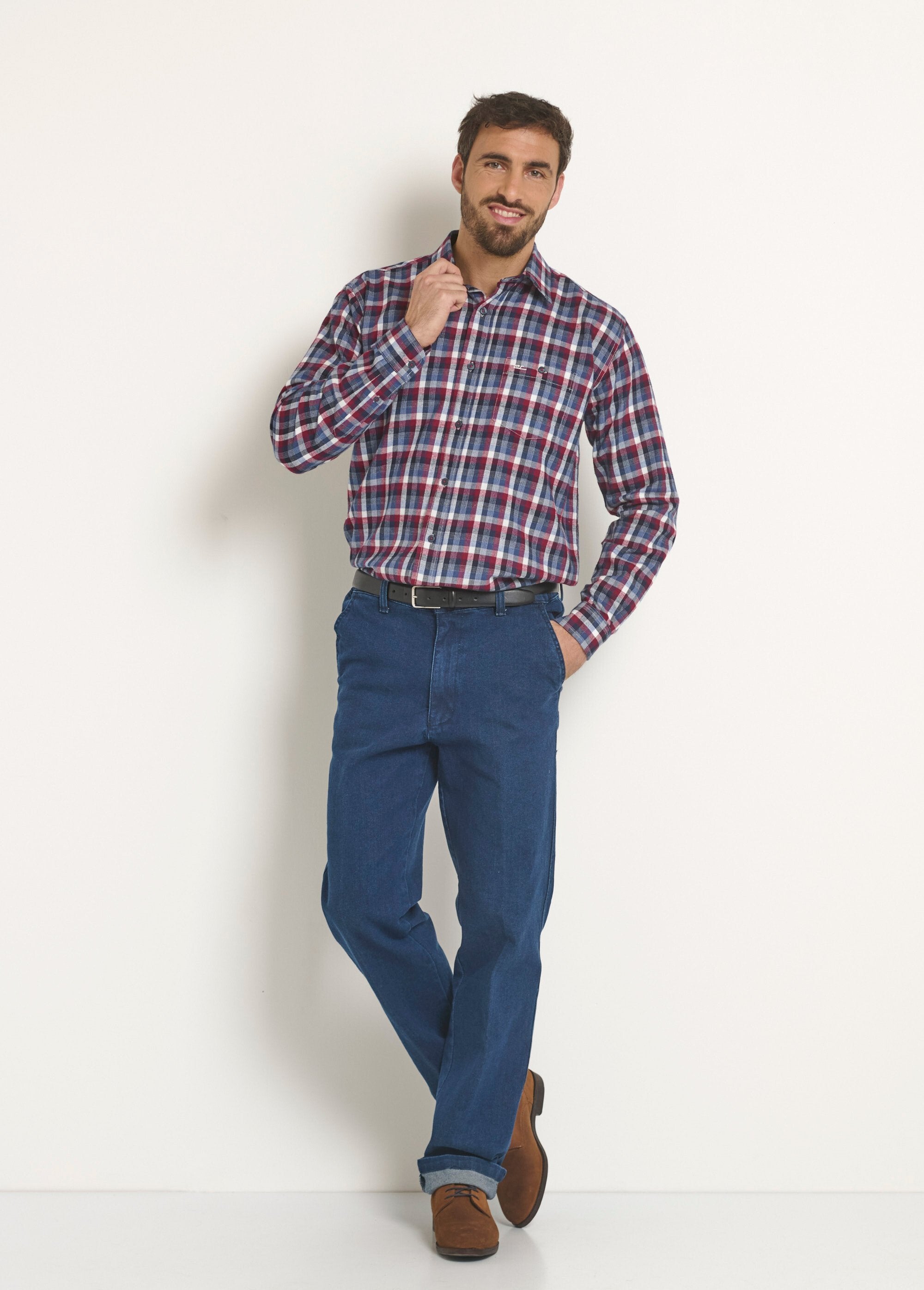 Chemise_chaude_en_flanelle_avec_carreaux_Carreaux_bleu_et_rouge_SF1_slim