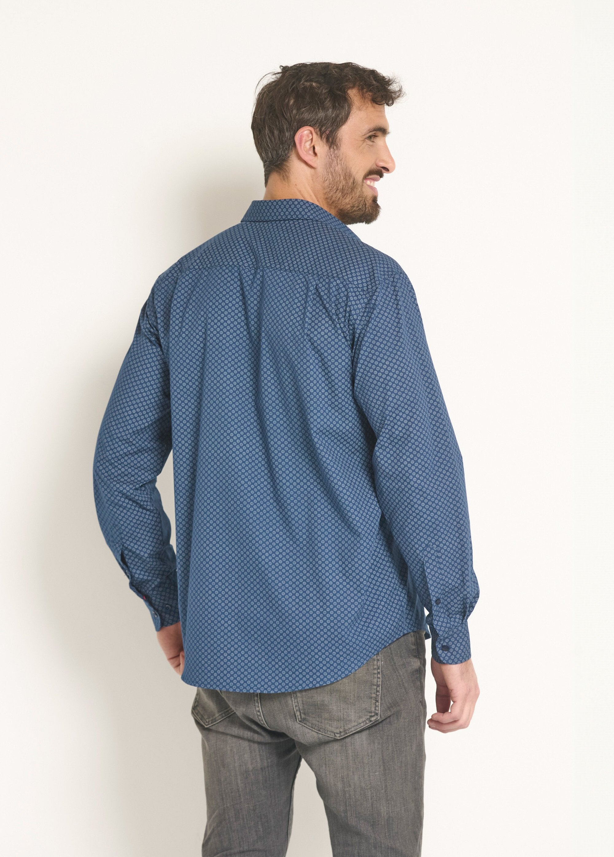 Chemise_coton_carreaux_fantaisie_Marine_DO1_slim