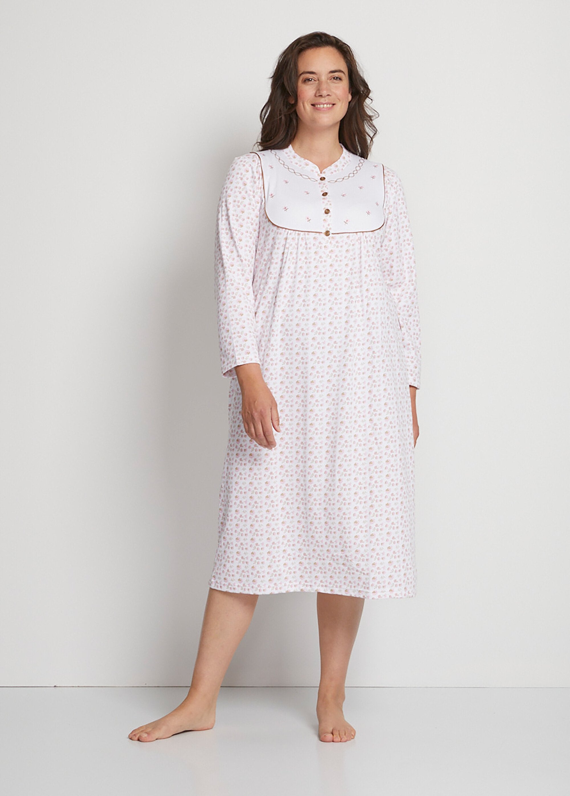 Chemise_de_nuit_interlock_boutonnée_Imprime_peche_FA1_curvy