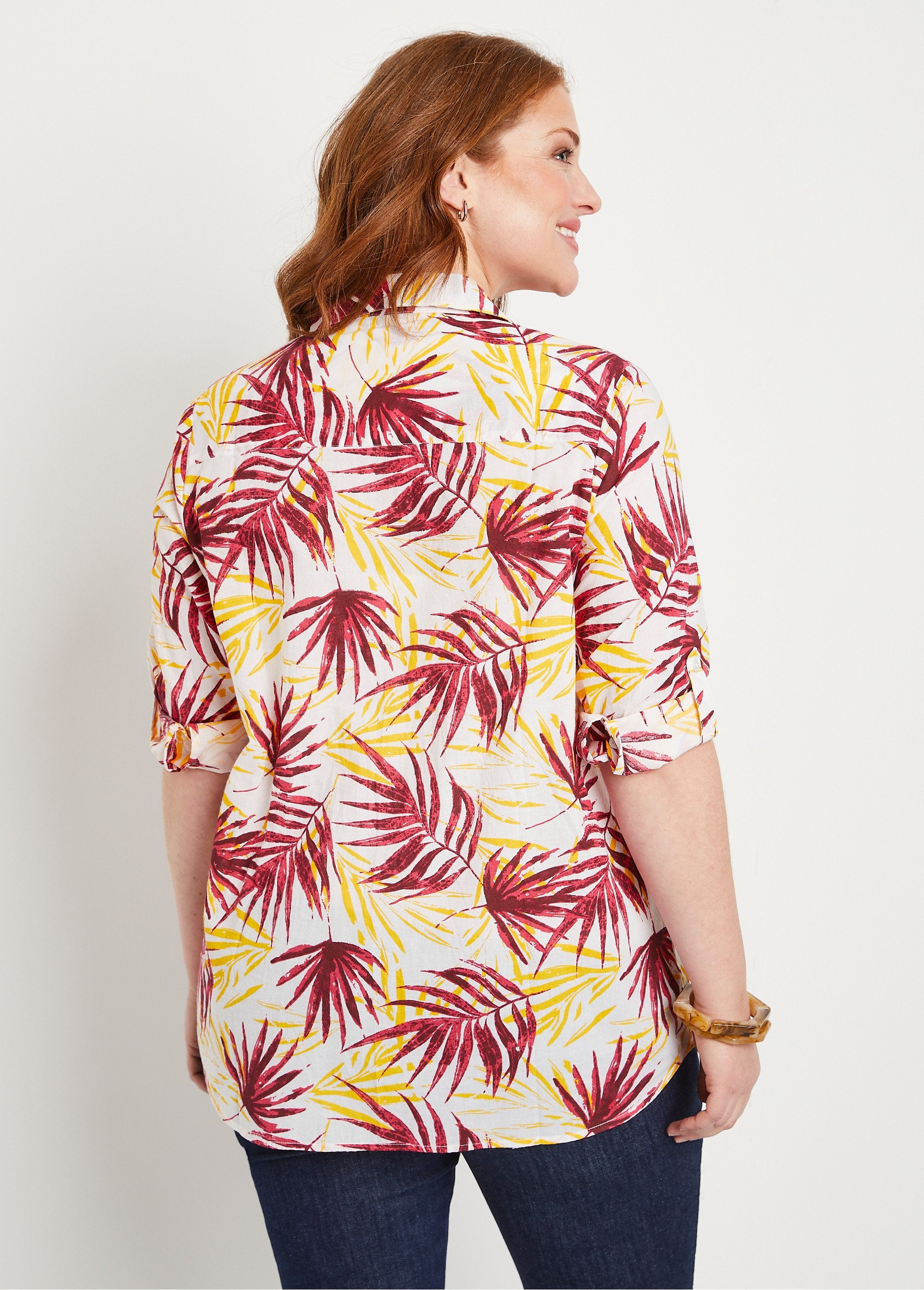 Chemisier_boutonné_long_coton_imprimé_Imprime_rouge_DO1_curvy