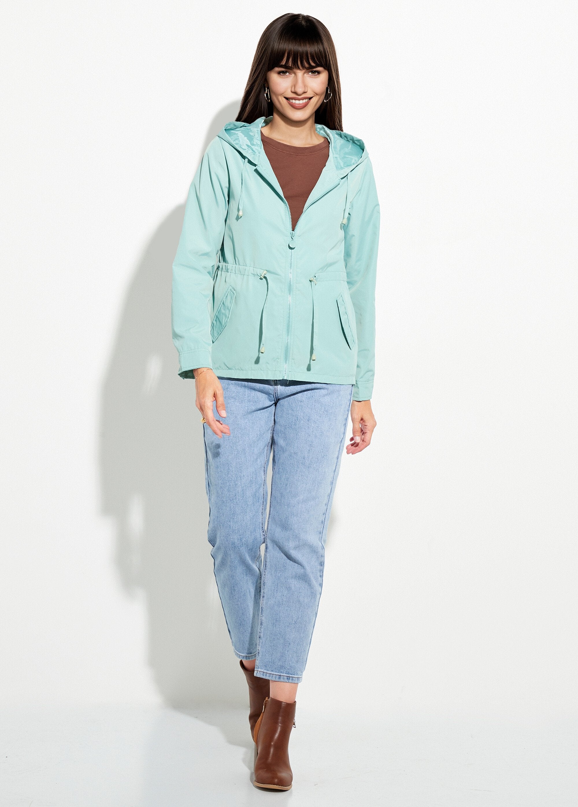 Coupe-vent_capuche_et_taille_resserrée_Vert_d_eau_SF1_slim