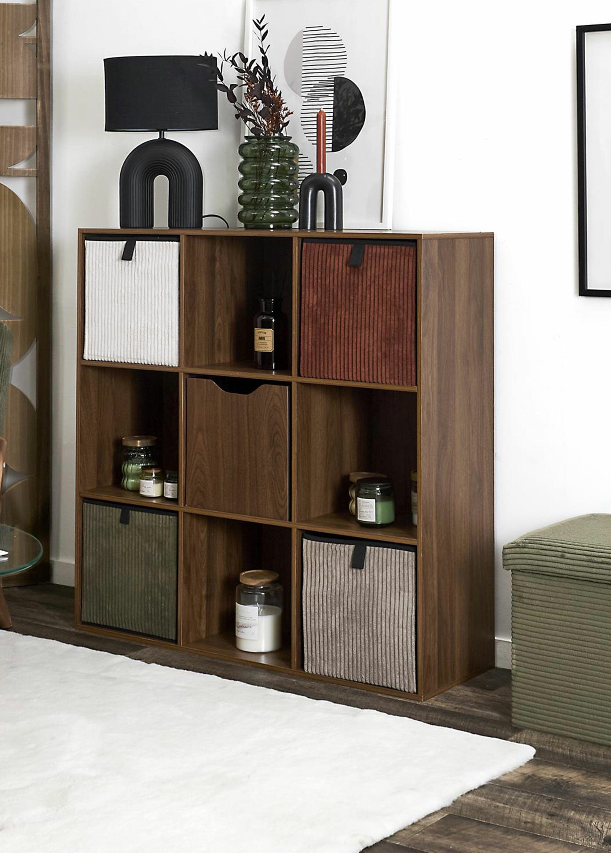 Cube_de_rangement_pliable_effet_matière_Bois_fonce_SF1_slim