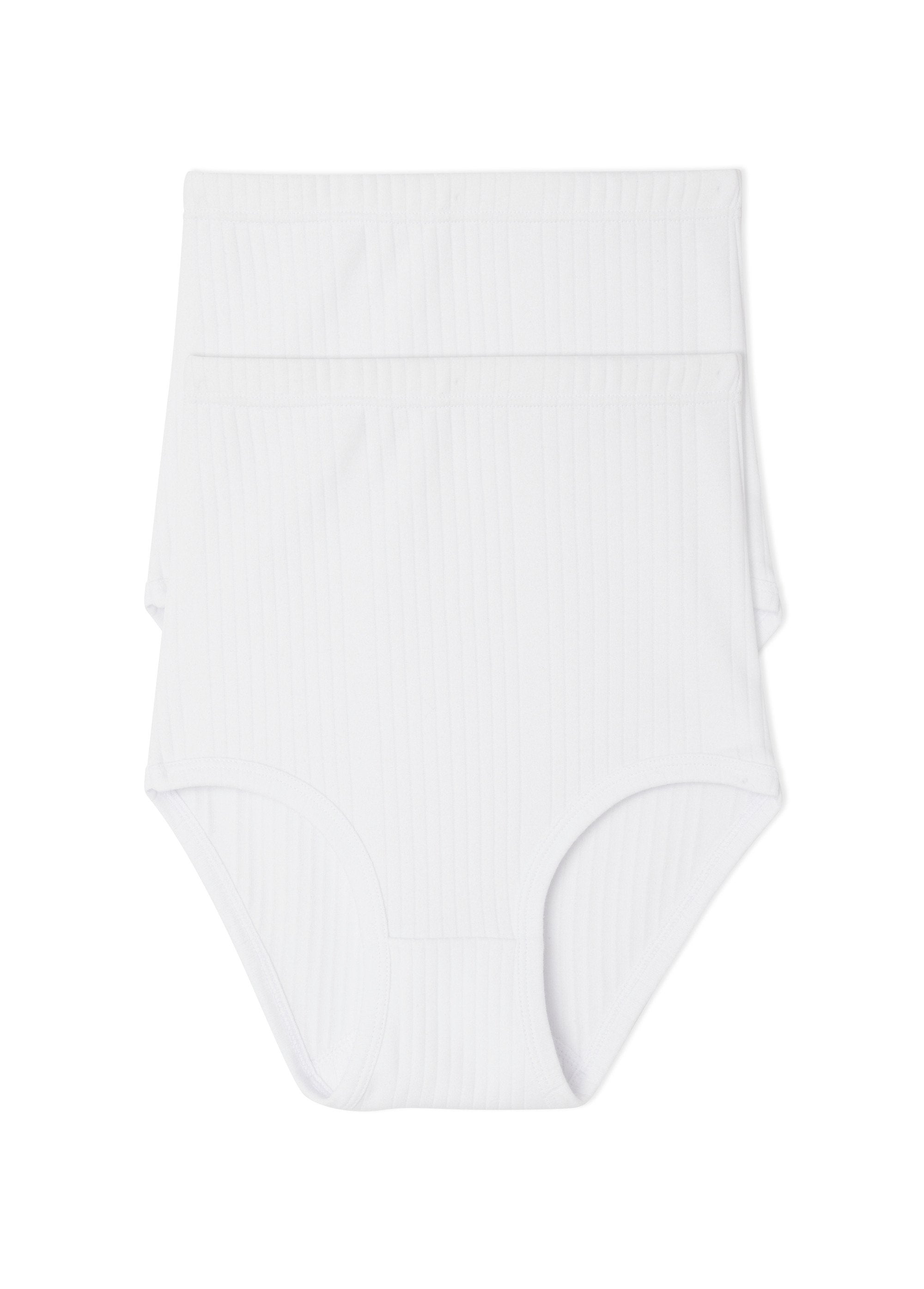 Culottes_taille_haute_côtelée_-_lot_de_2_Blanc_lotde_2_DE2_slim