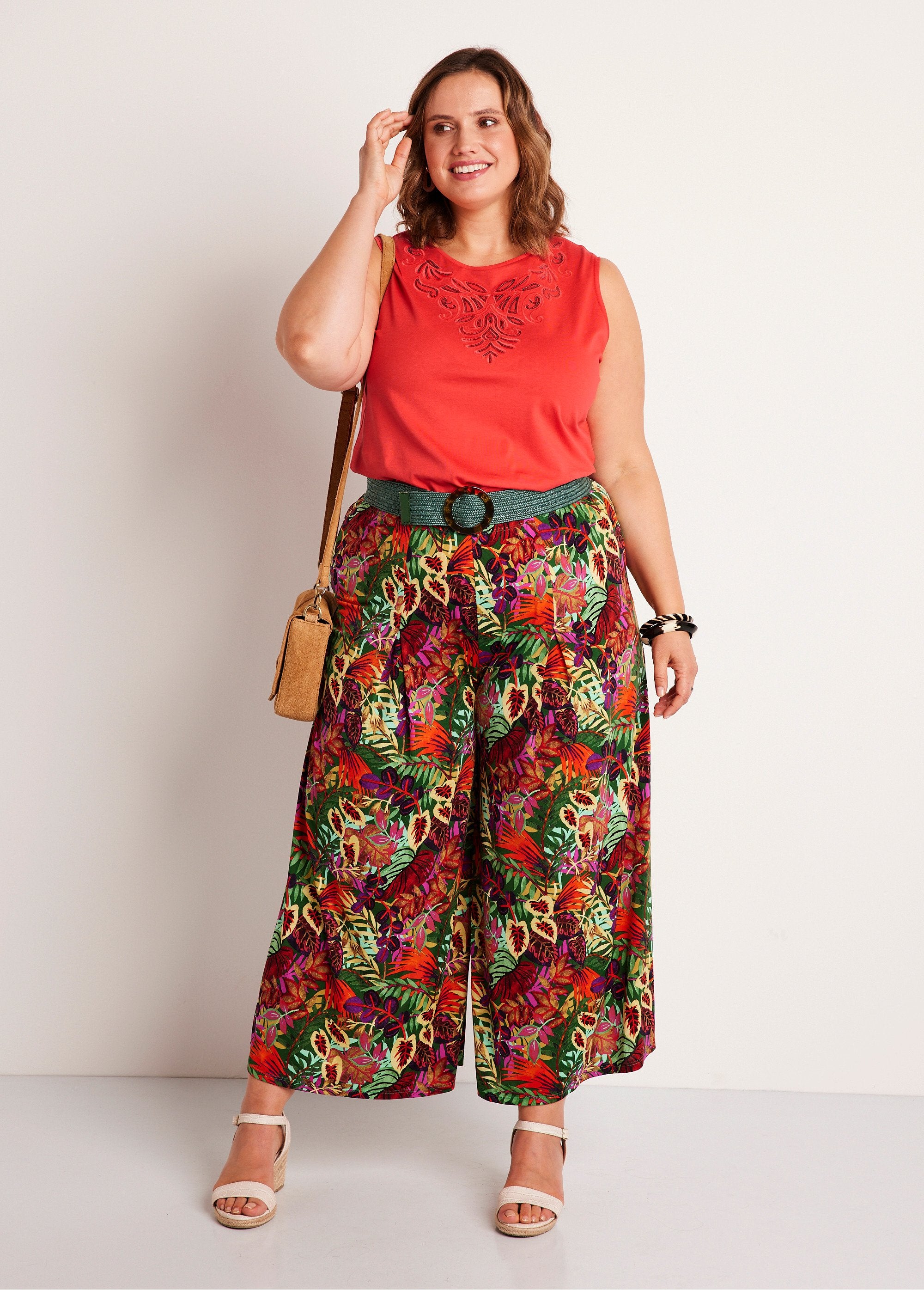 Débardeur_uni_court_brodé_sequins_Orange_SF1_curvy