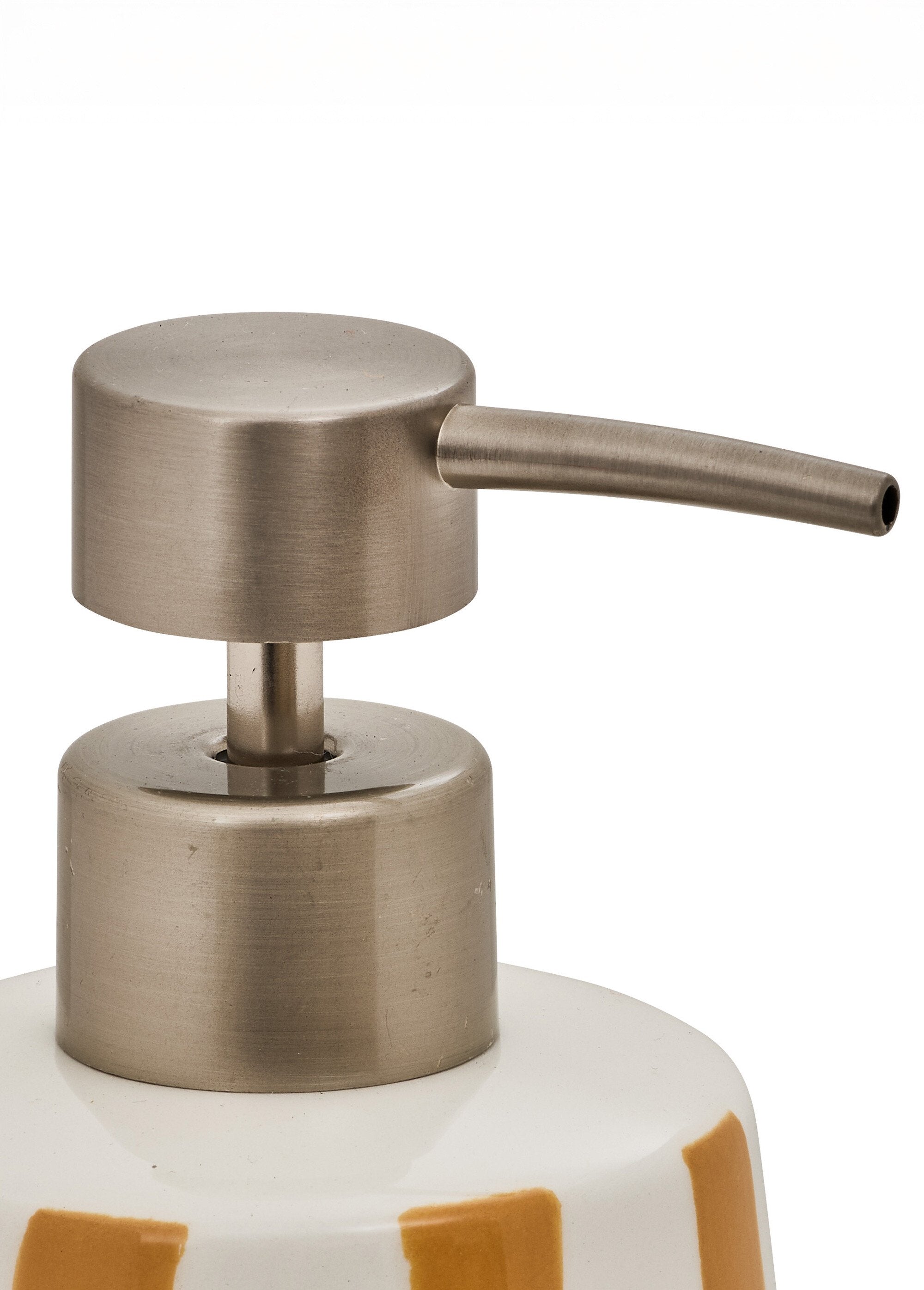 Distributeur_de_savon_en_céramique_rayée_Jaune_DE1_slim