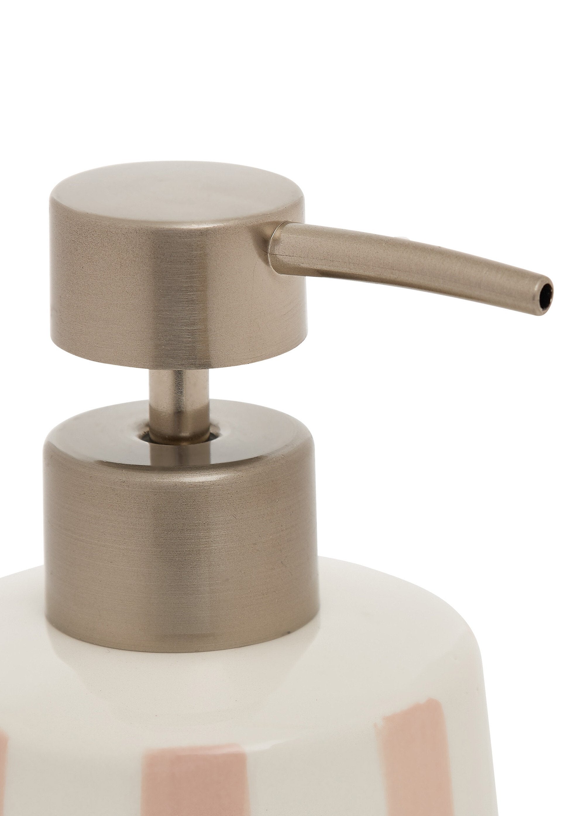 Distributeur_de_savon_en_céramique_rayée_Rose_DE1_slim