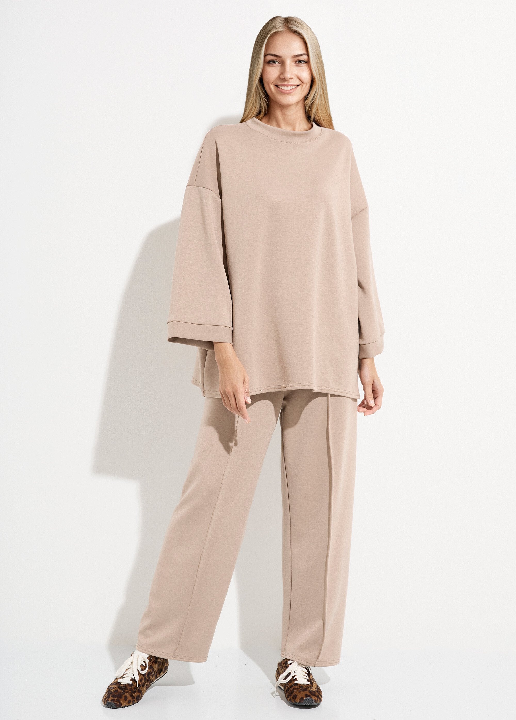 2-delige_comfort_set,_stretch_Taupe_FA1_slim