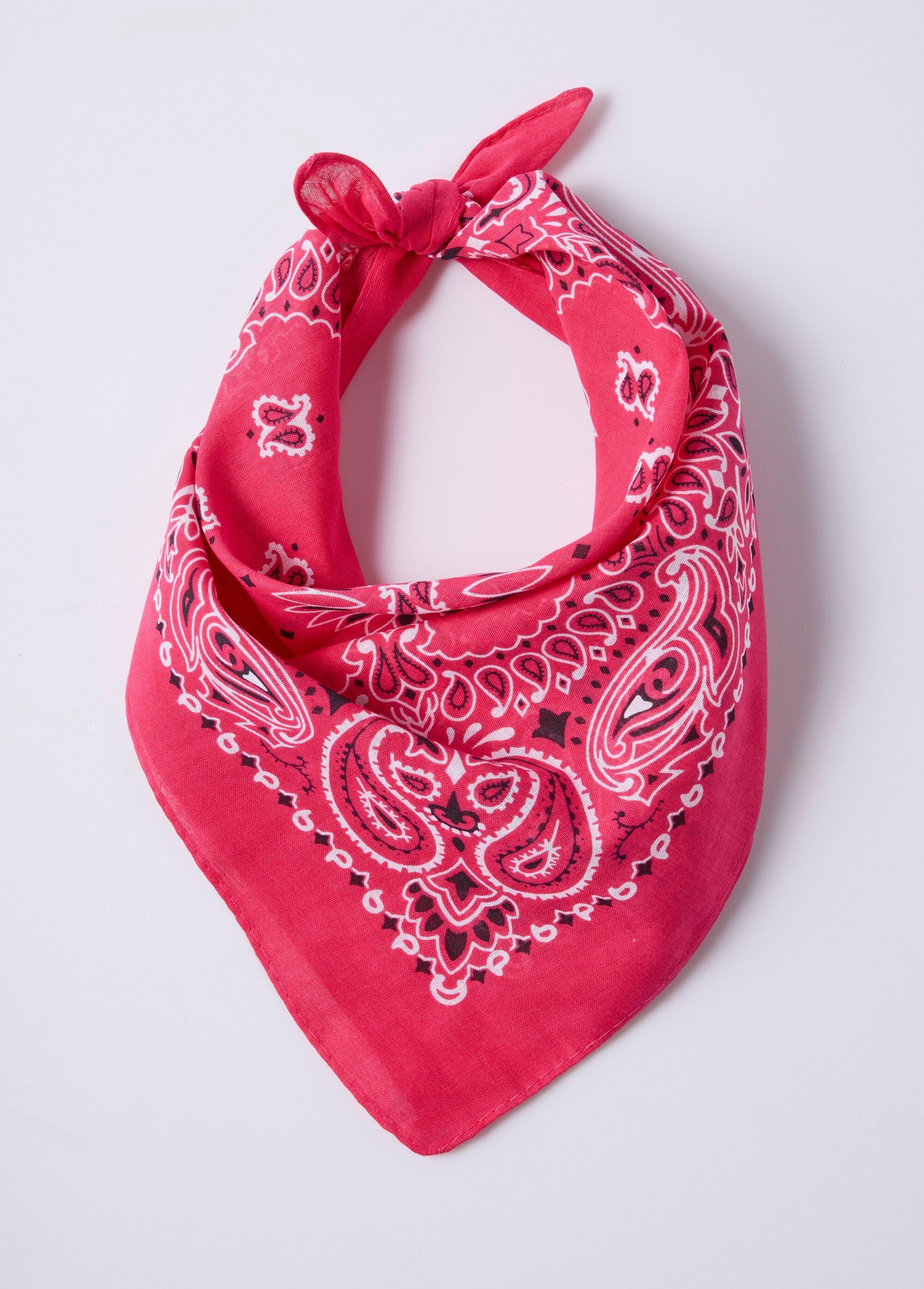 Vierkante_bandana_sjaal_van_katoen_canvas_Fuchsia_FA1_slim