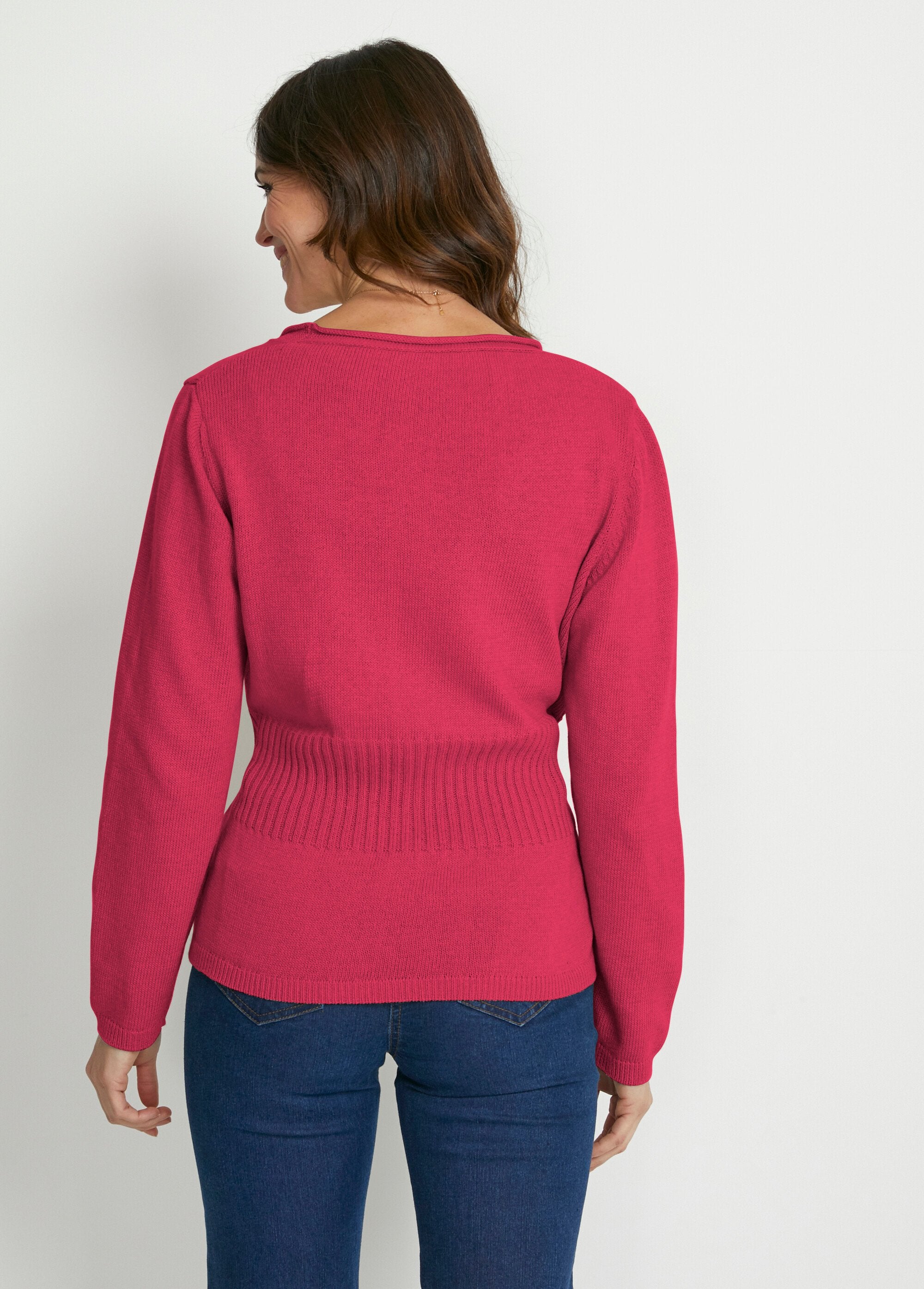 Gilet_bord_à_bord_avec_lien_à_nouer_Framboise_DO1_slim