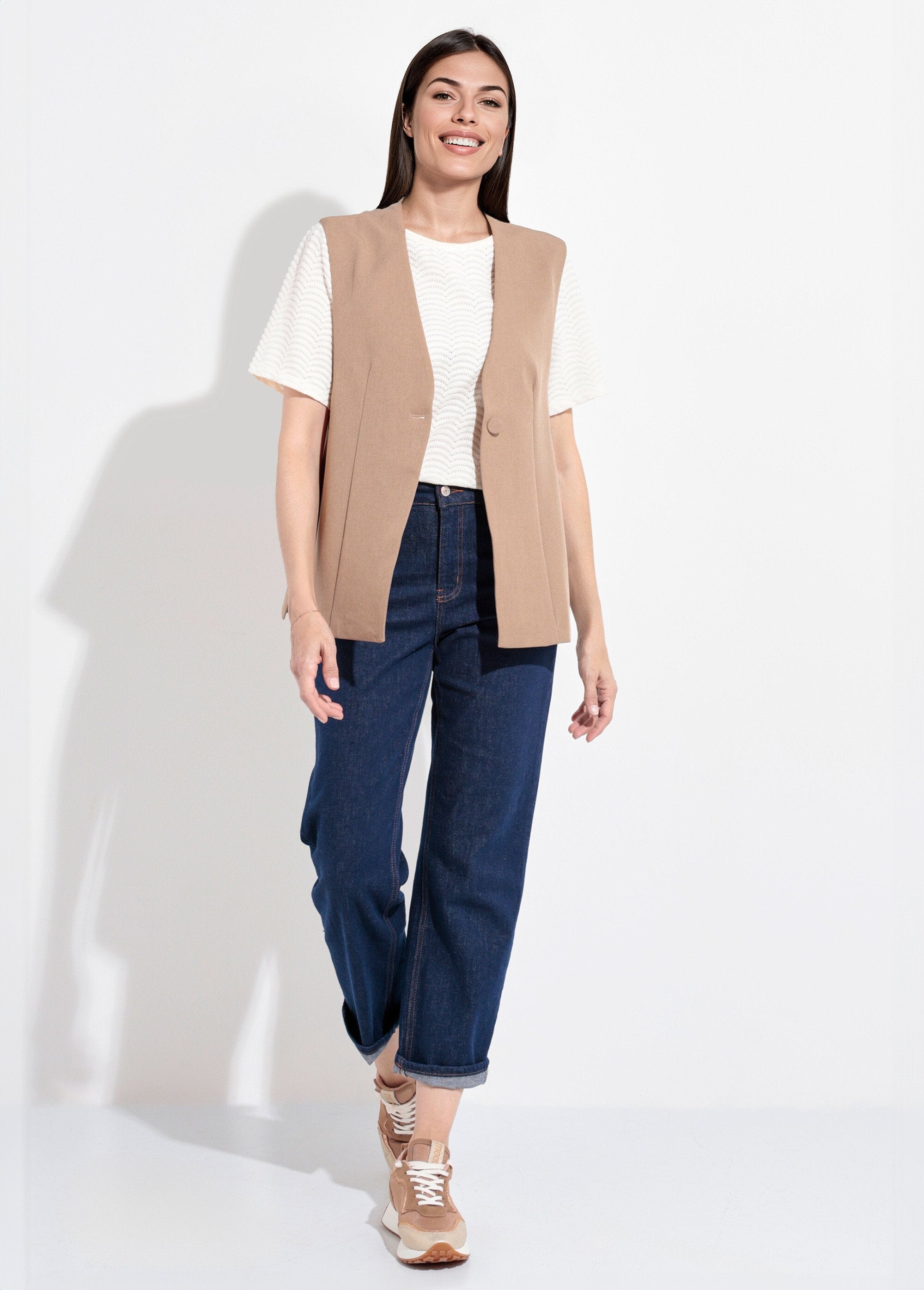 Gilet_costume_sans_manches_bouton_côtés_Beige_SF1_slim