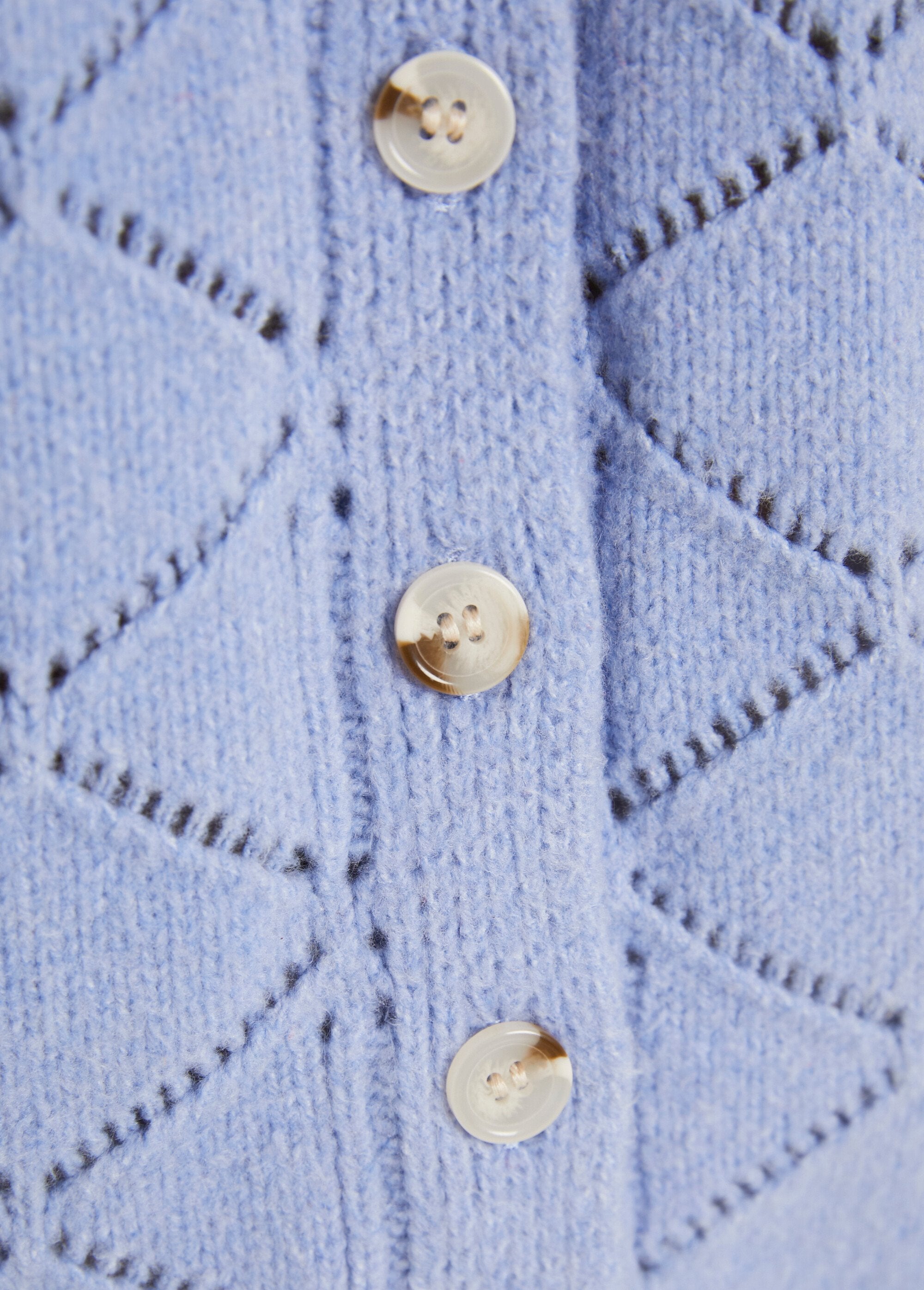 Gilet_court_ajouré_col_V_boutonné_uni_Bleu_DE4_slim