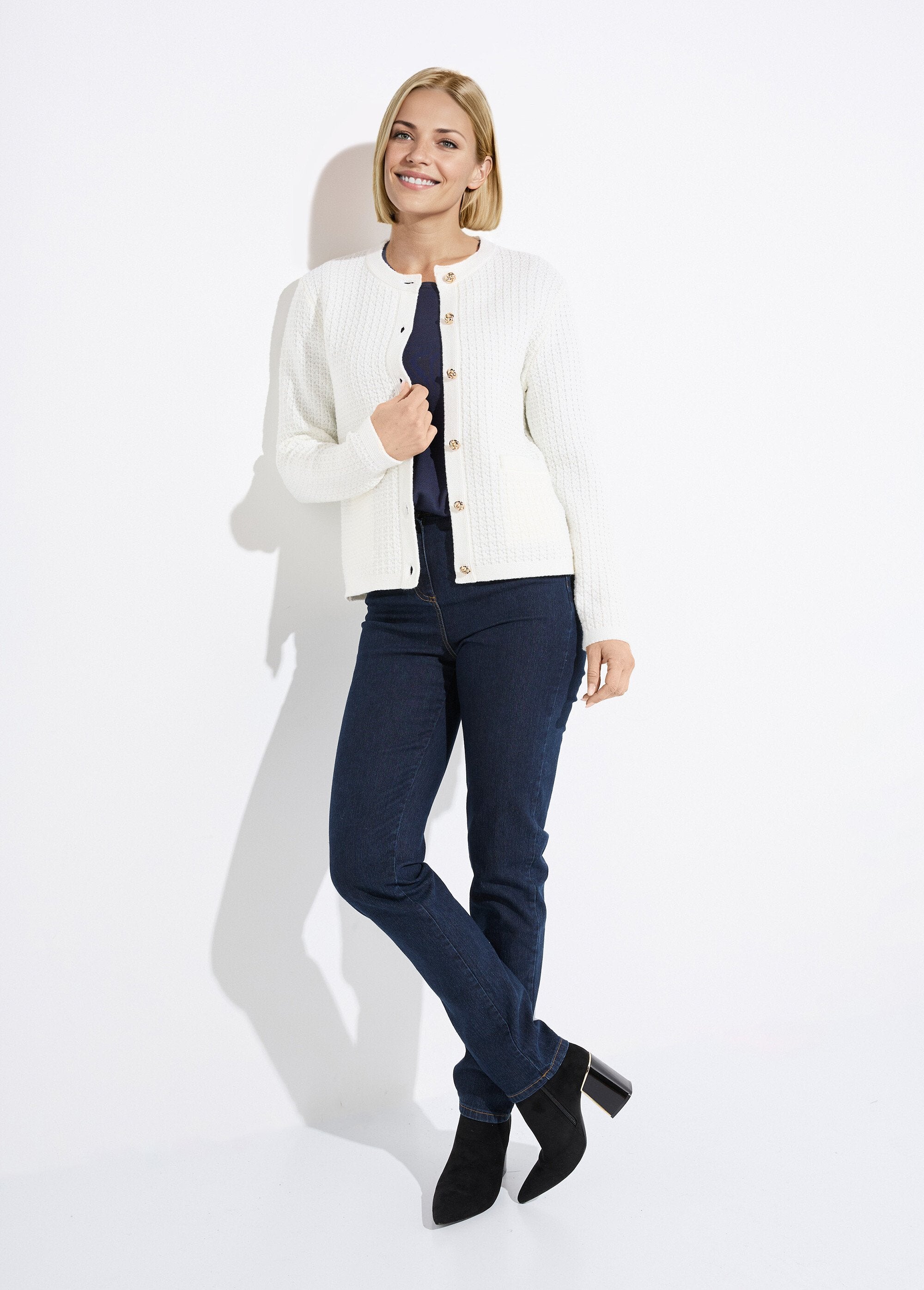 Gilet_veste_boutonné_court_maille_effet_tweed_Ecru_SF1_slim