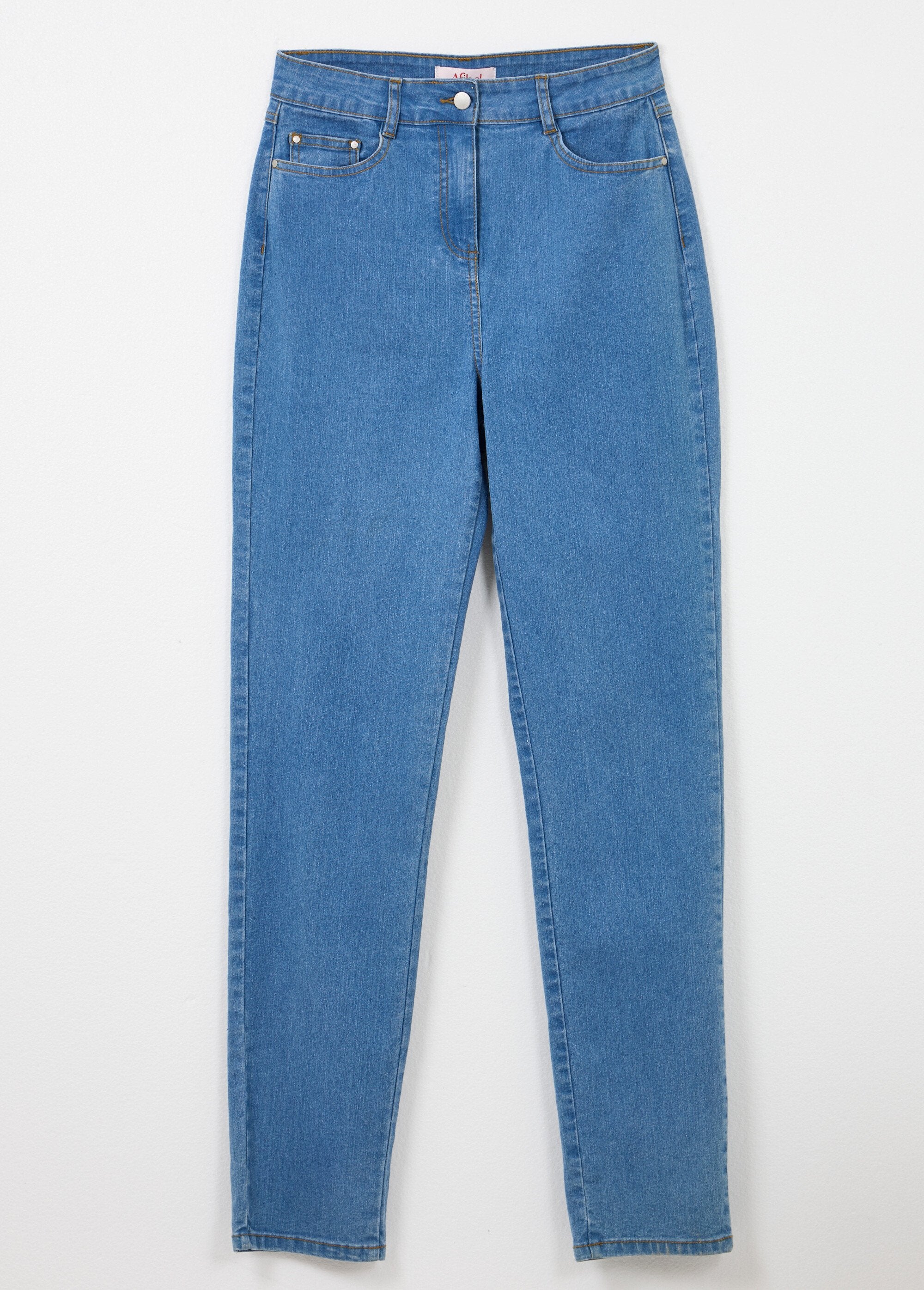 5-pocket_stretch_katoenen_jeans_met_tailleband_Bleach_AP1_slim