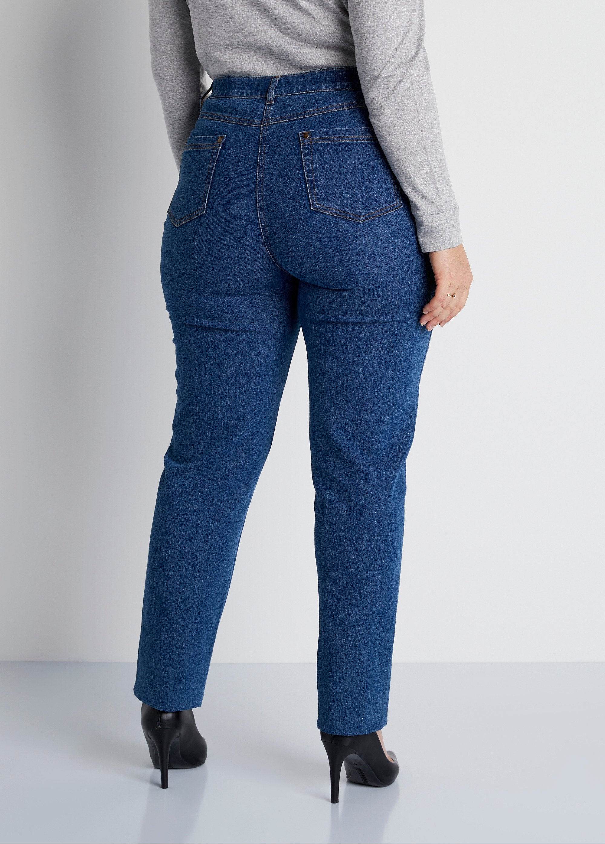 Jean_5_poches_ceinture_extensible_coton_stretch_Bleu_DO1_curvy