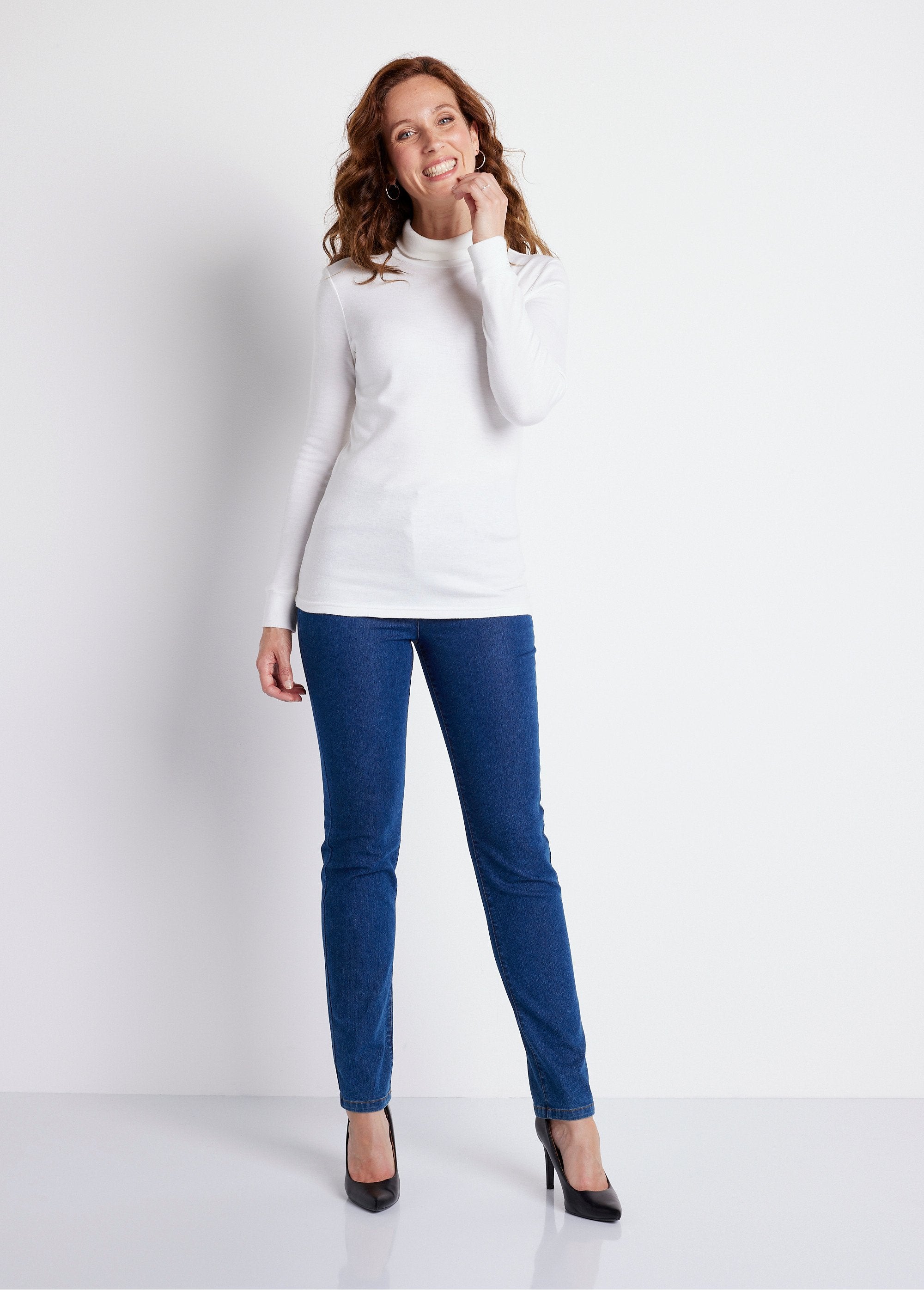 Jean_5_poches_ceinture_extensible_coton_stretch_Bleu_SF1_slim