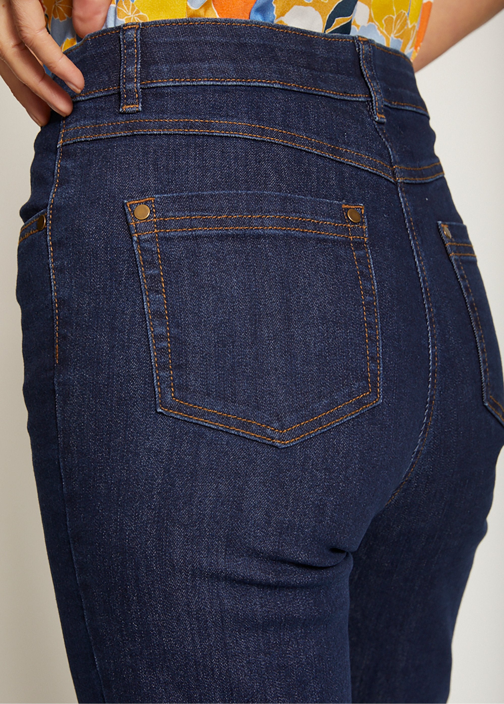 Jean_5_poches_ceinture_extensible_coton_stretch_Indigo_DE2_slim