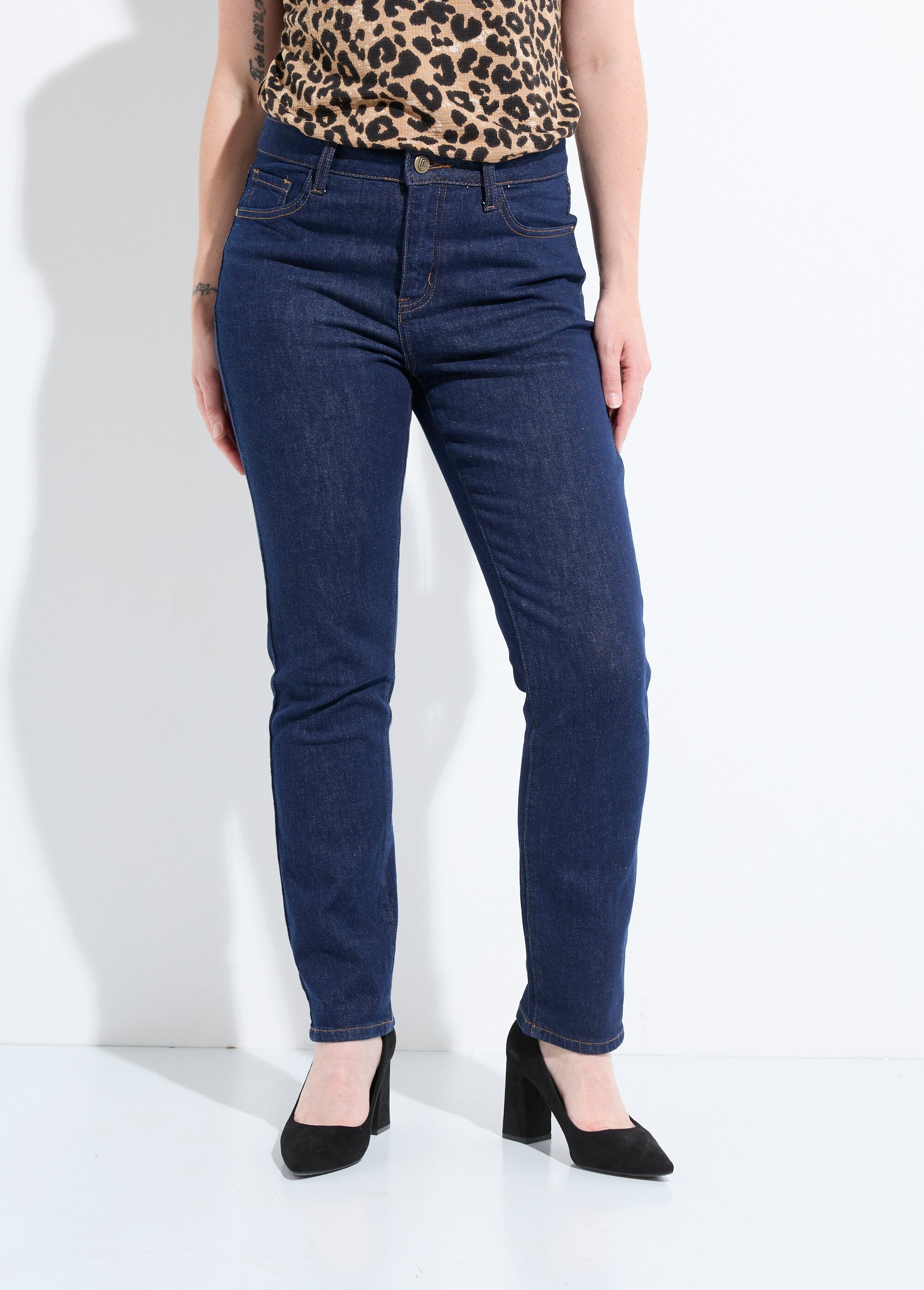 Jean_slim_en_denim,_spécial_PETITE_Bleu_brut_FA1_slim