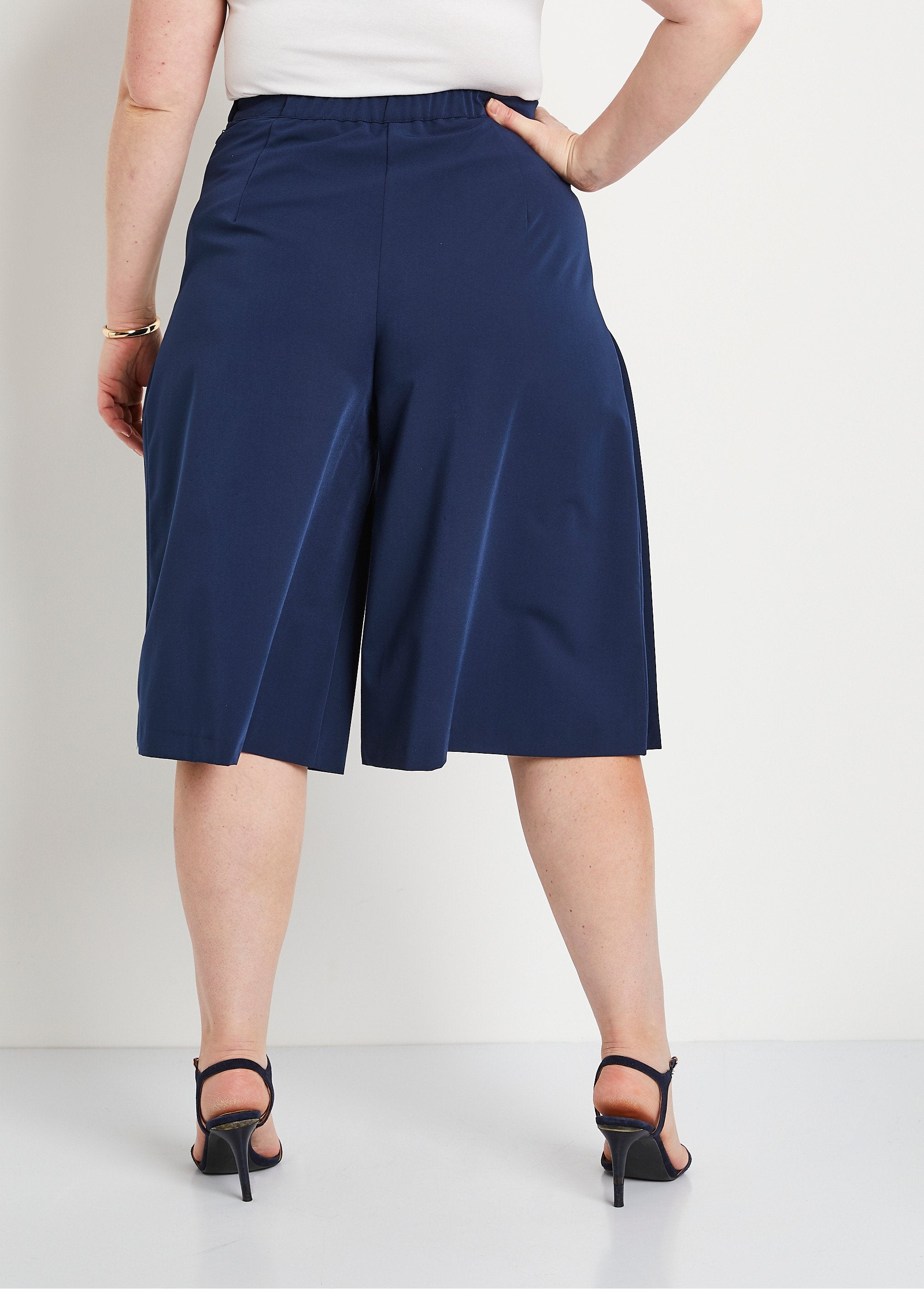 Jupe-culotte_ample_longue_ceinture_semi_élastiquée_Marine_DO1_curvy