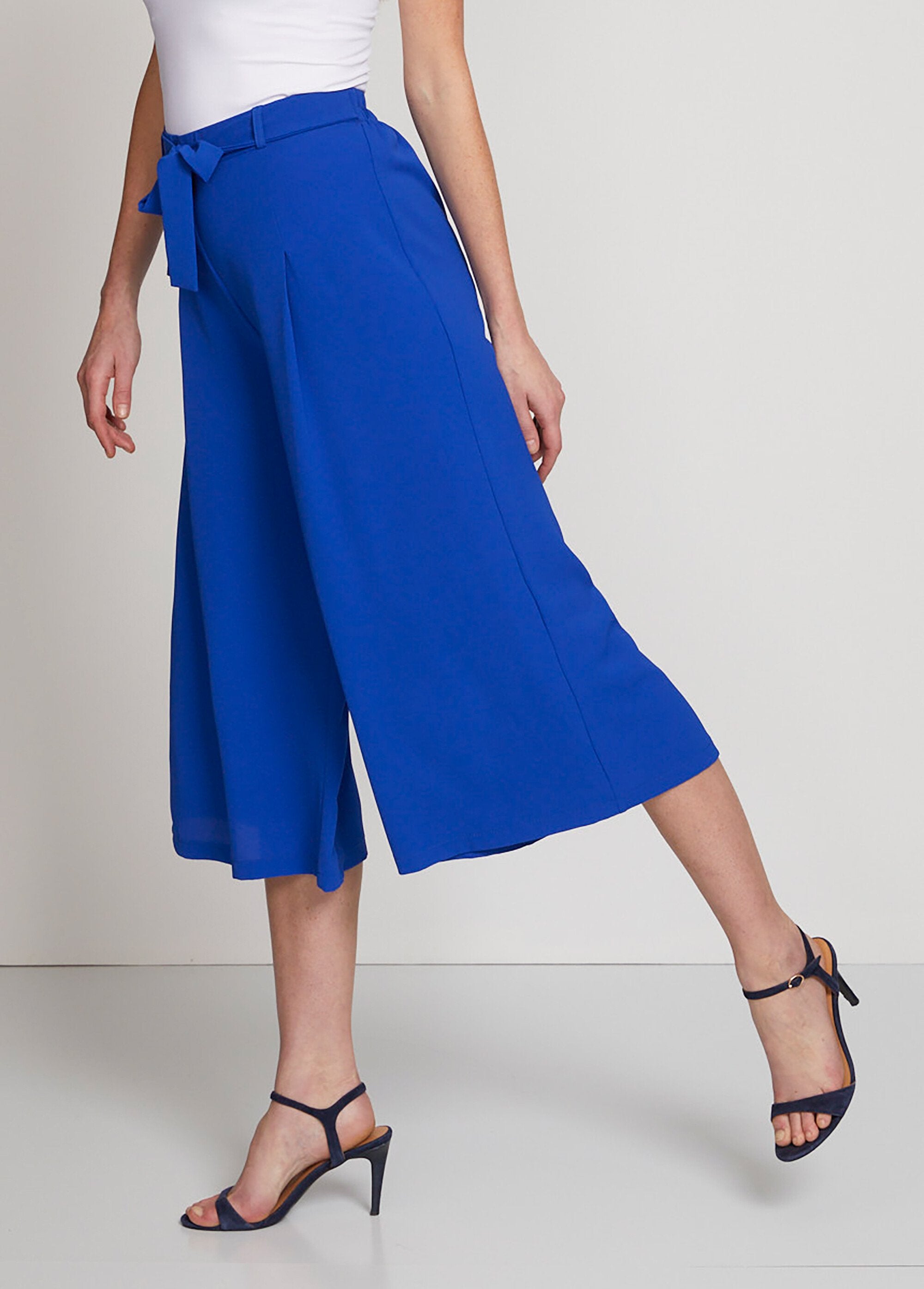 Jupe-culotte_longue_taille_semi-élastiquée_Uni_bleu_GA1_slim