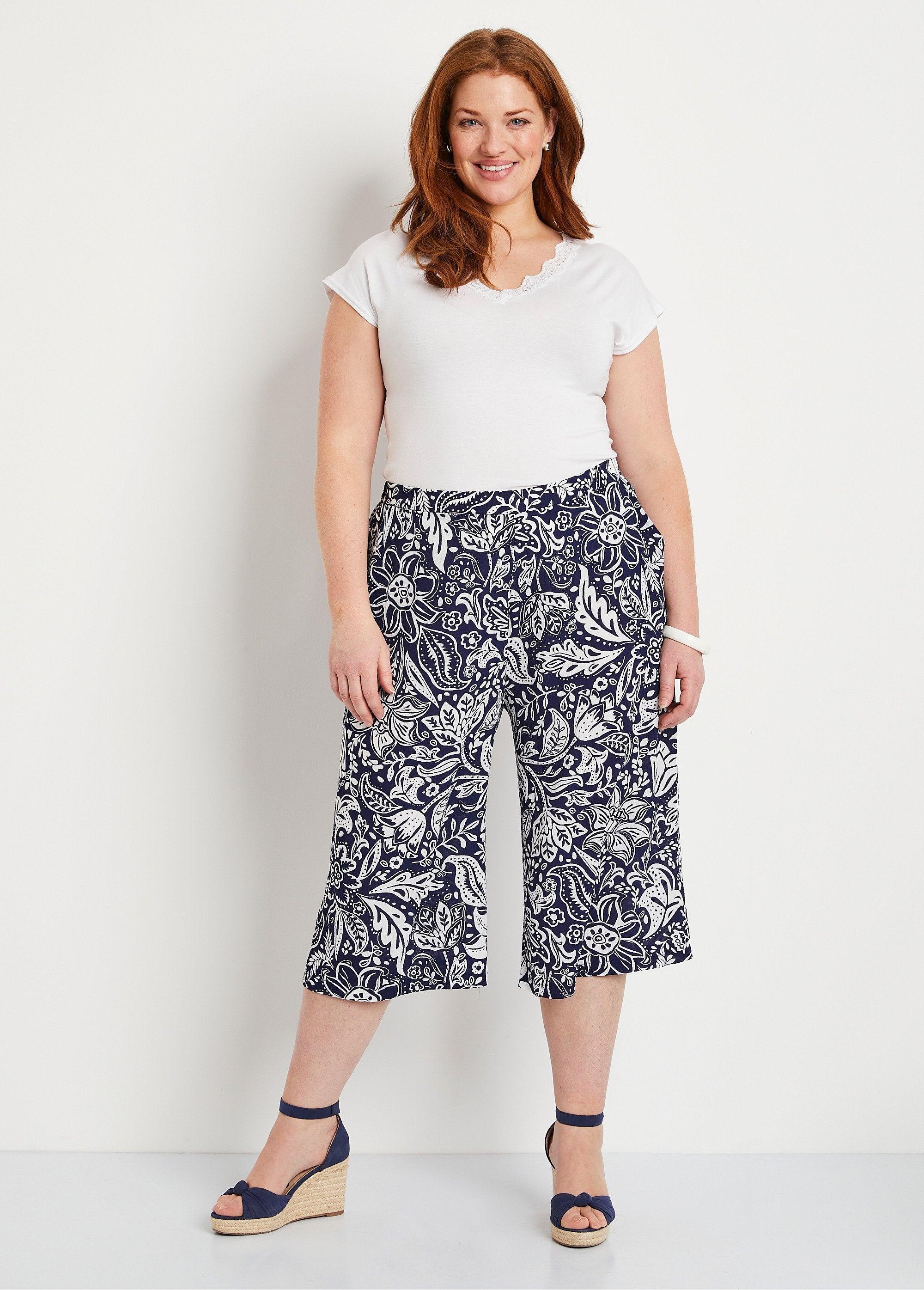 Jupe-culotte_taille_élastiquée_tissu_gaufré_Bleu_et_blanc_SF1_curvy