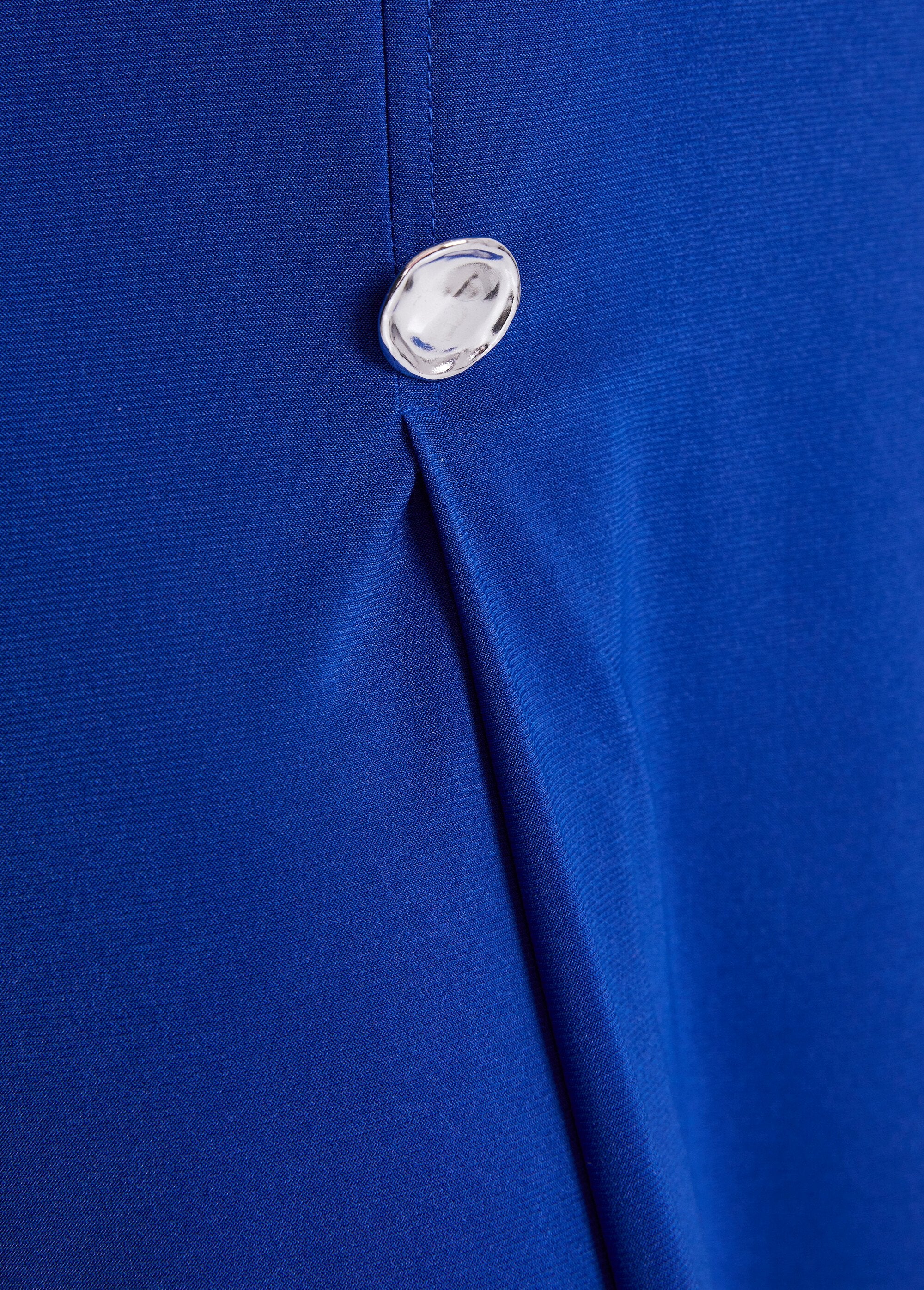 Jupe_évasée_mi_longue_maille_unie_à_pont_Bleu_DE2_slim