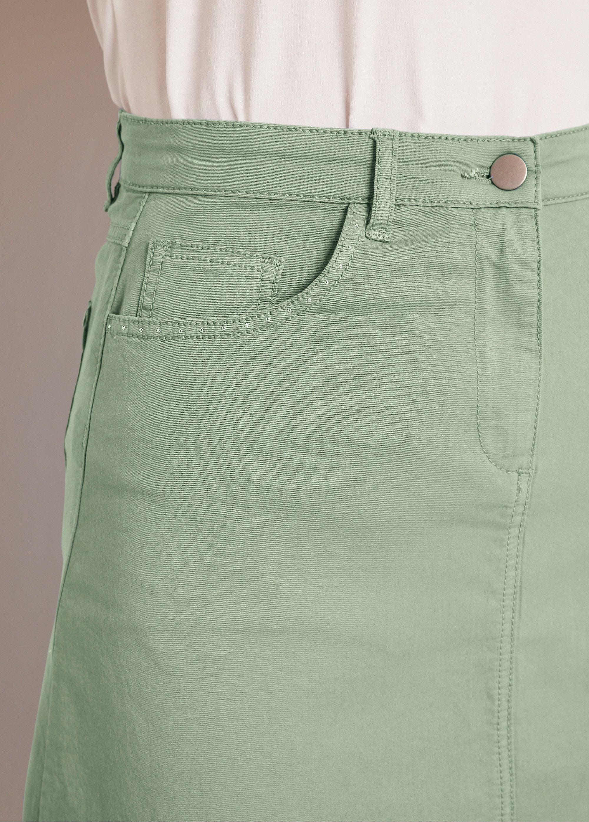 Jupe_trapèze_mi_longue_5_poches_Tilleul_DE1_slim