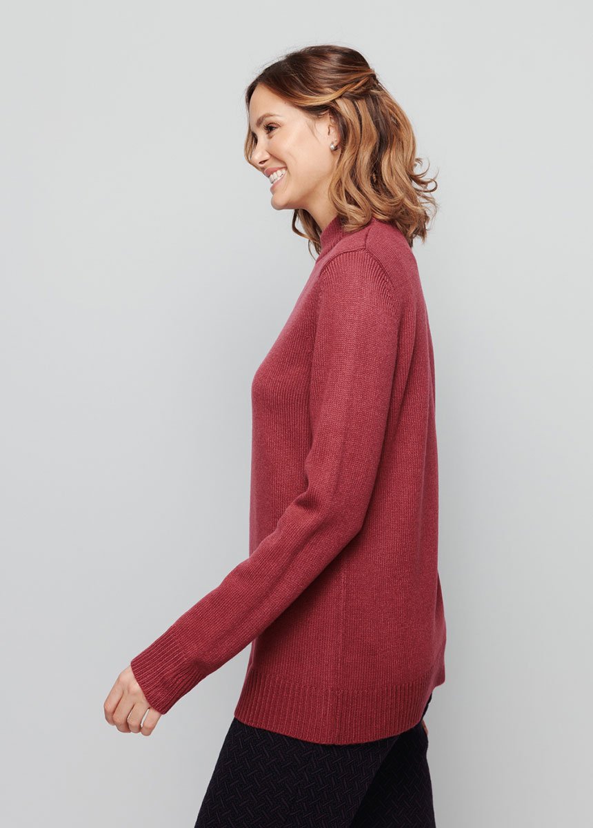 Pull_col_montant_maille_épaisse_Prune_DR1_slim