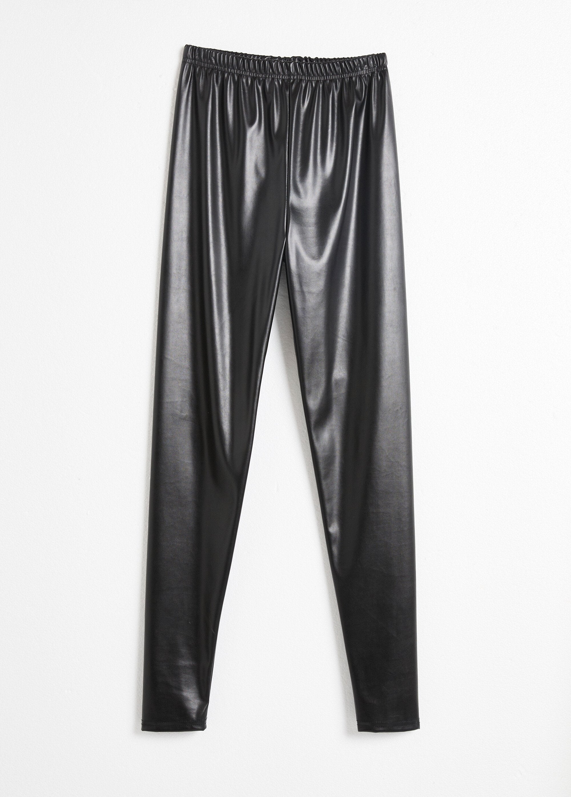 Legging_enduit_ceinture_élastiquée_Noir_AP1_slim