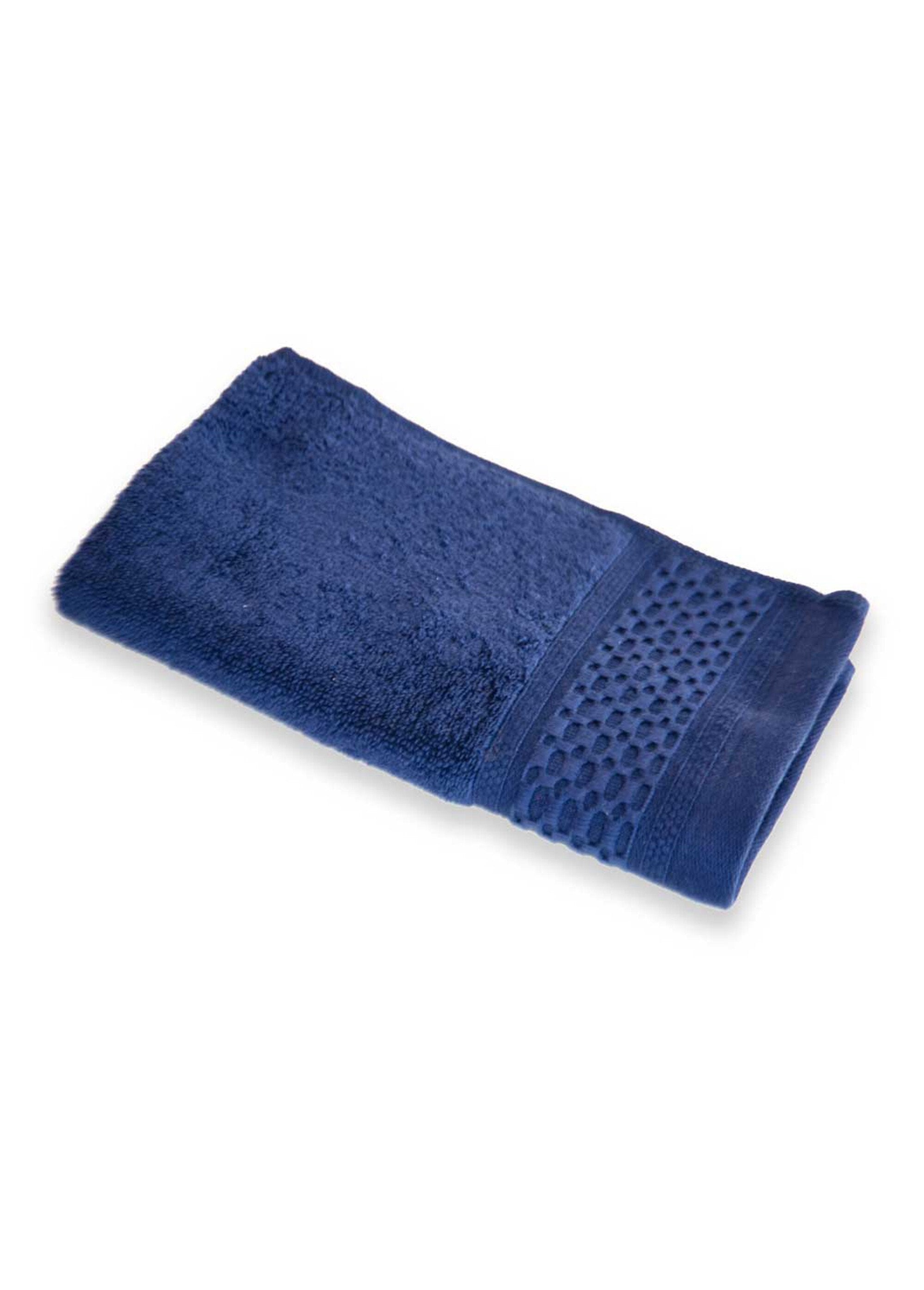 Ligne_de_linge_de_bain_pur_coton_épais_Marine_DE1_slim