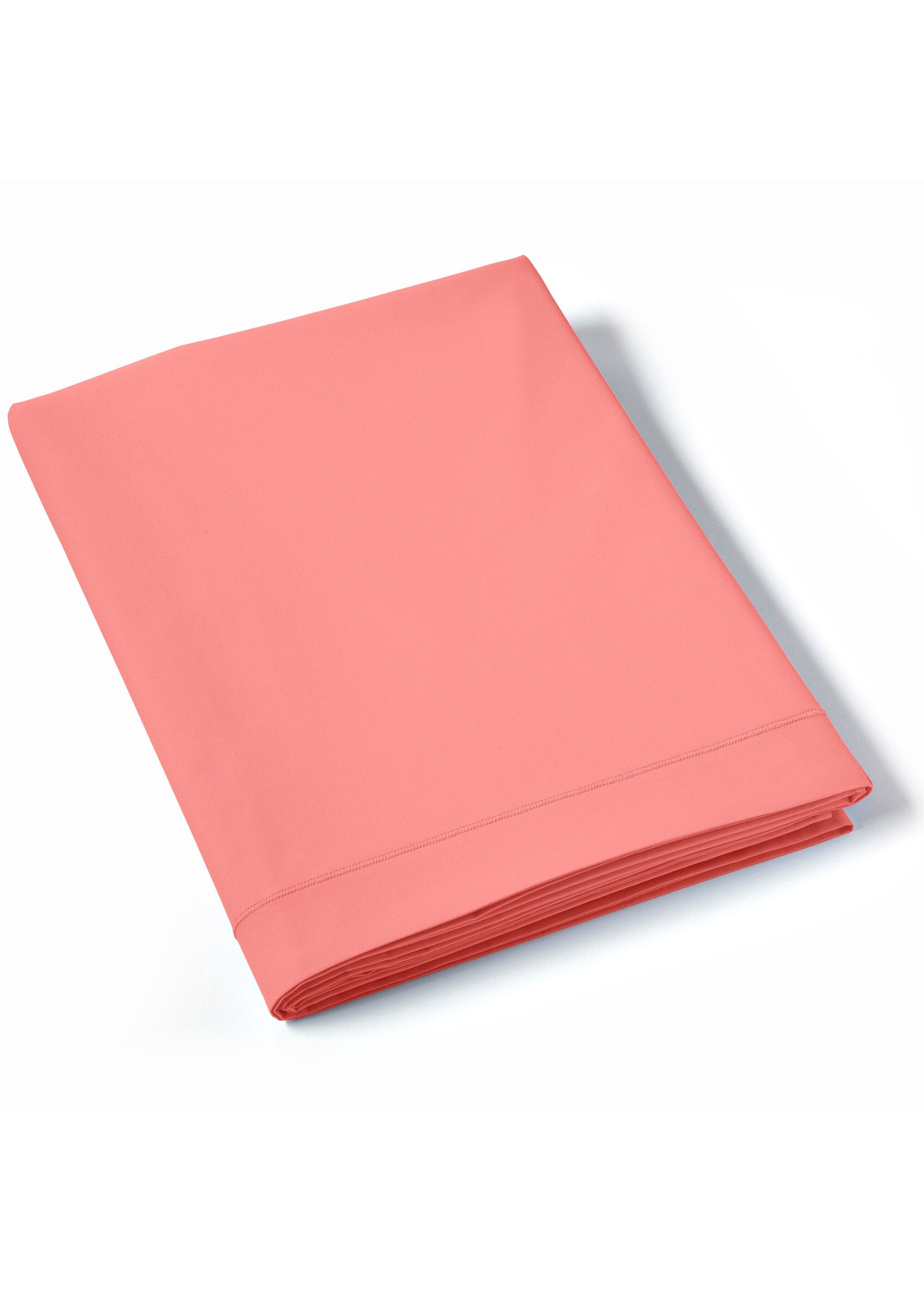 Drap_plat_percale_de_coton_uni_REPOS_Orange_corail_FA1_slim
